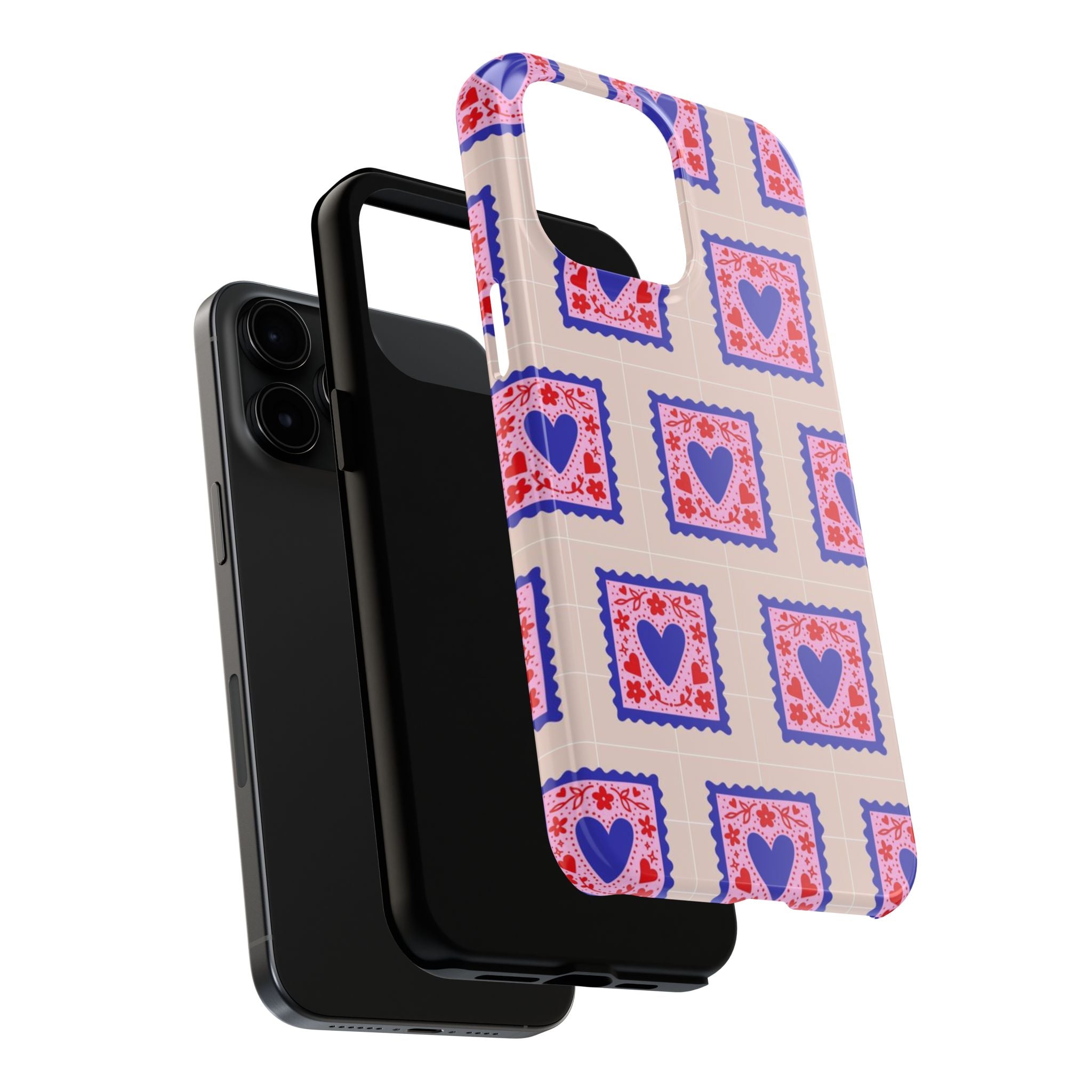 Heart Stamp Tough Phone Case