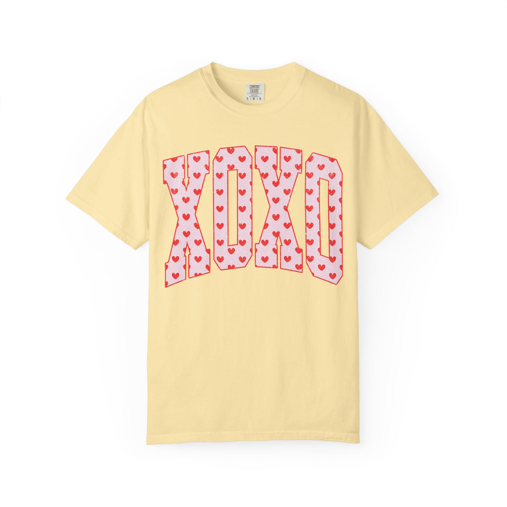 XOXO Heart Pattern T‑Shirt