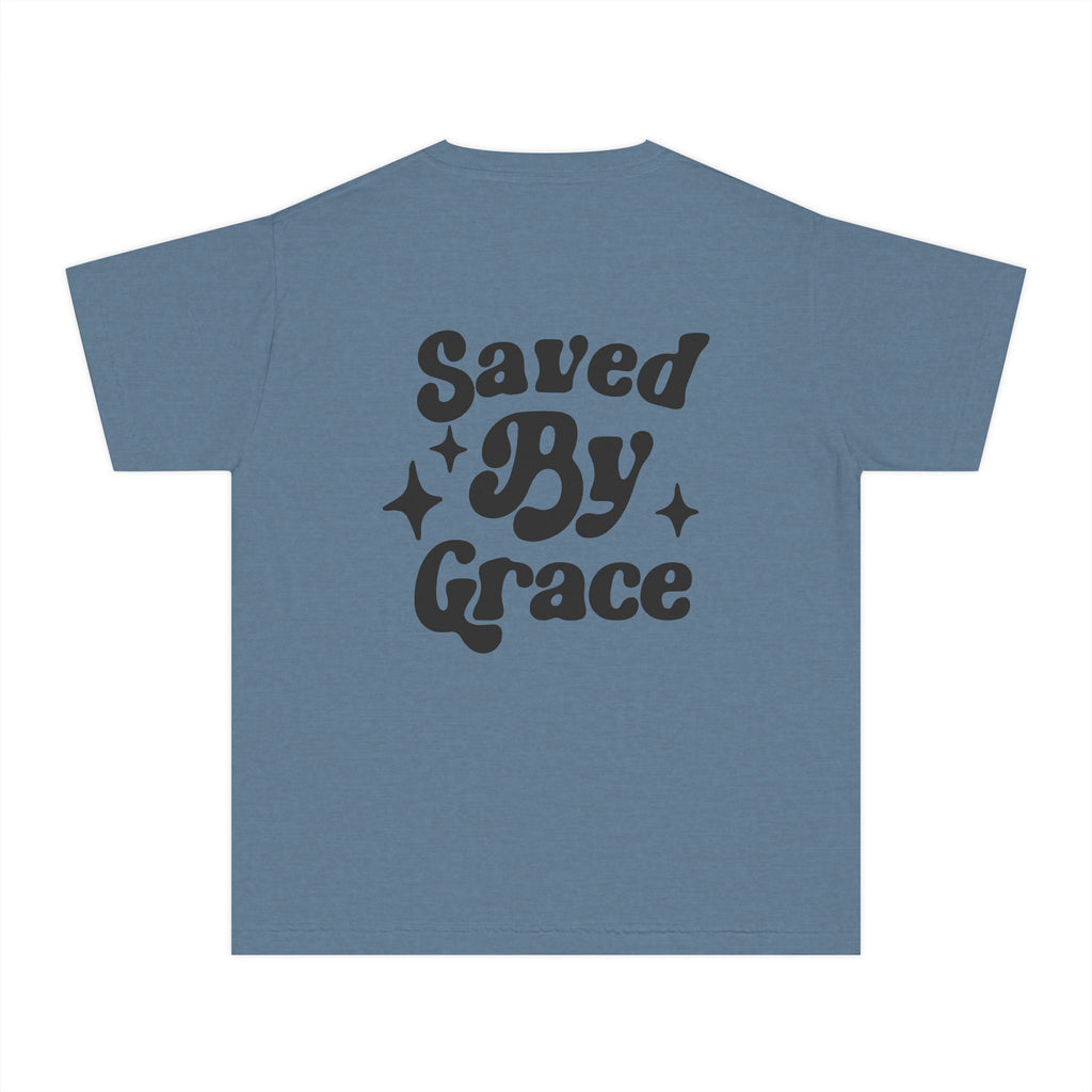 Youth Saved By Grace Tee - Midweight T-Shirt for Kids