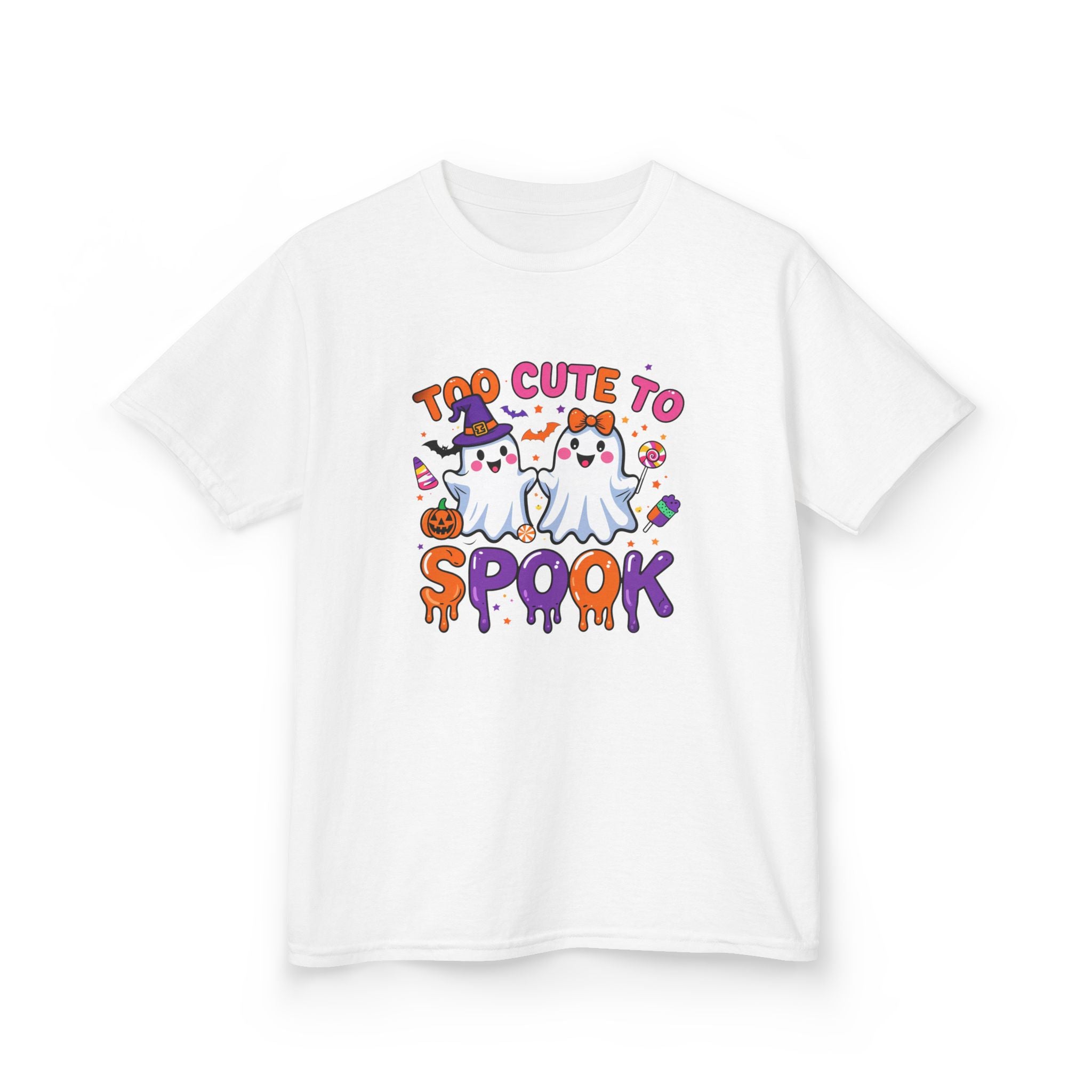 Girl's Too Cute to Spook Tee