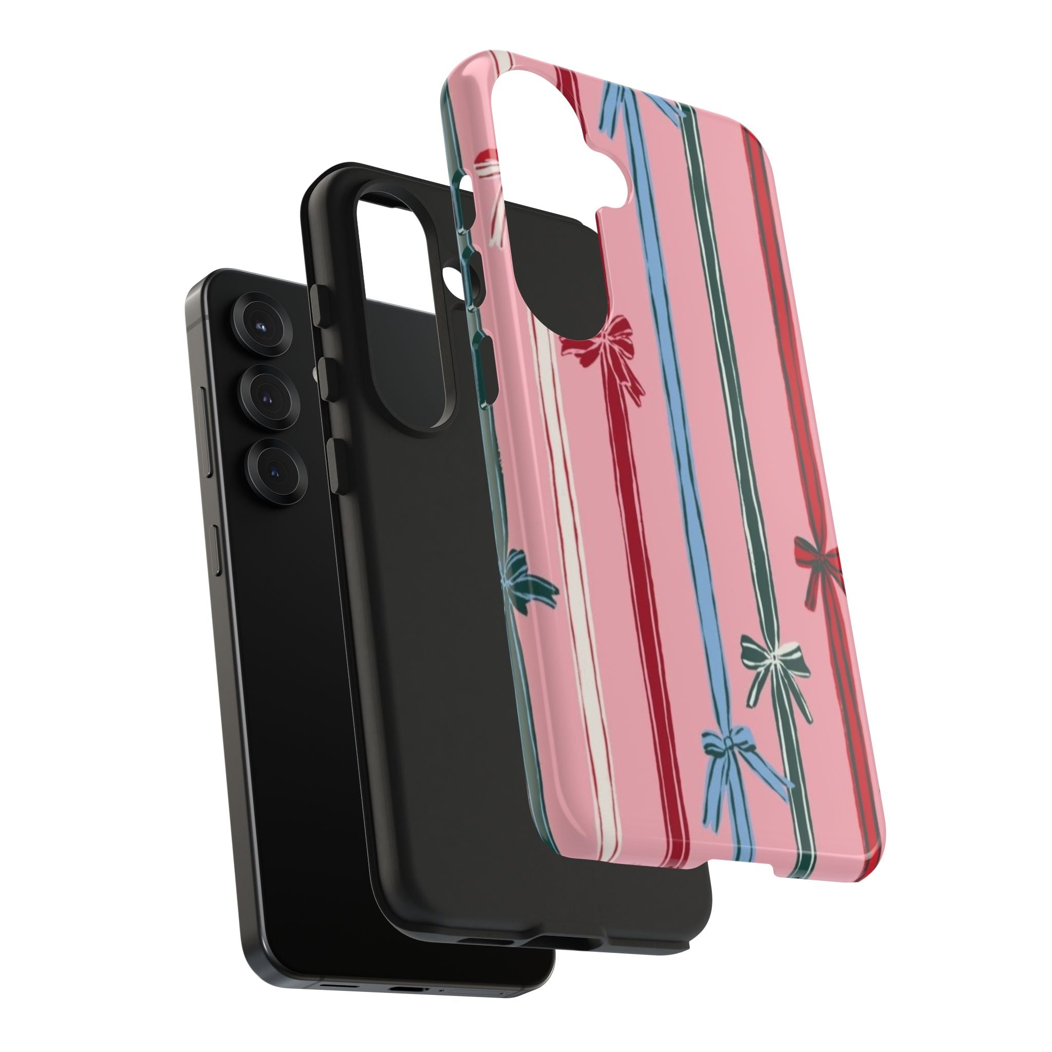 Holiday Bow Pattern Tough Phone Case