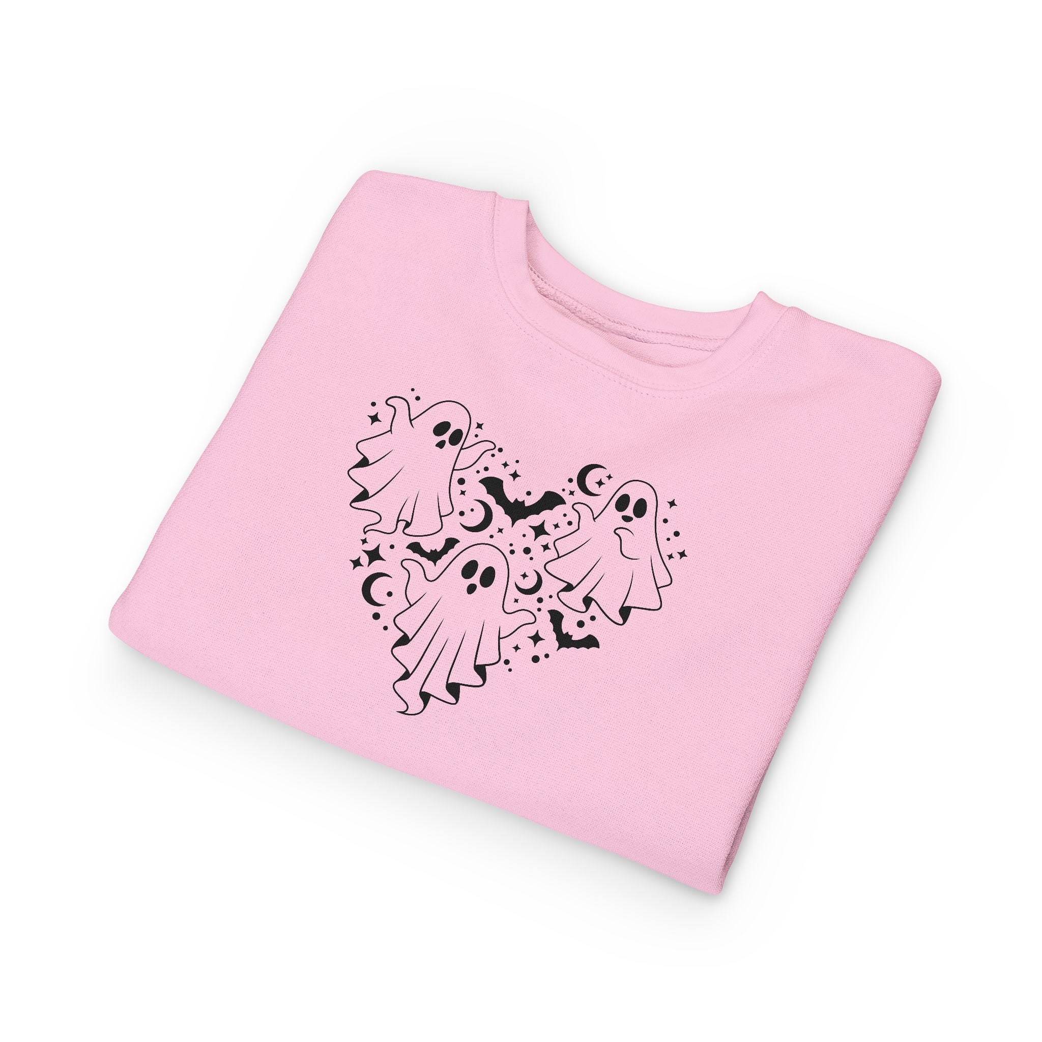 Adorable Ghost Print Toddler Sweatshirt | Cute Halloween Season Wear