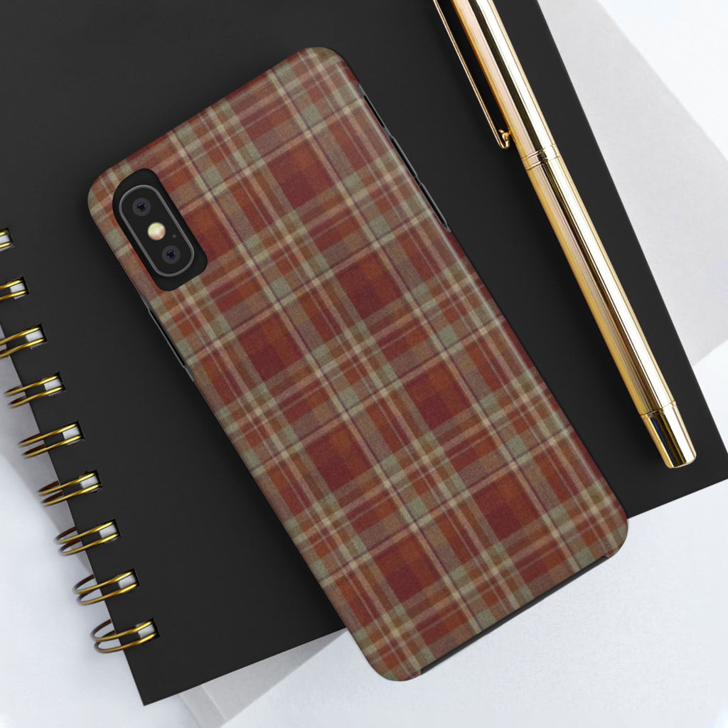 Autumn Plaid Tough Phone Case