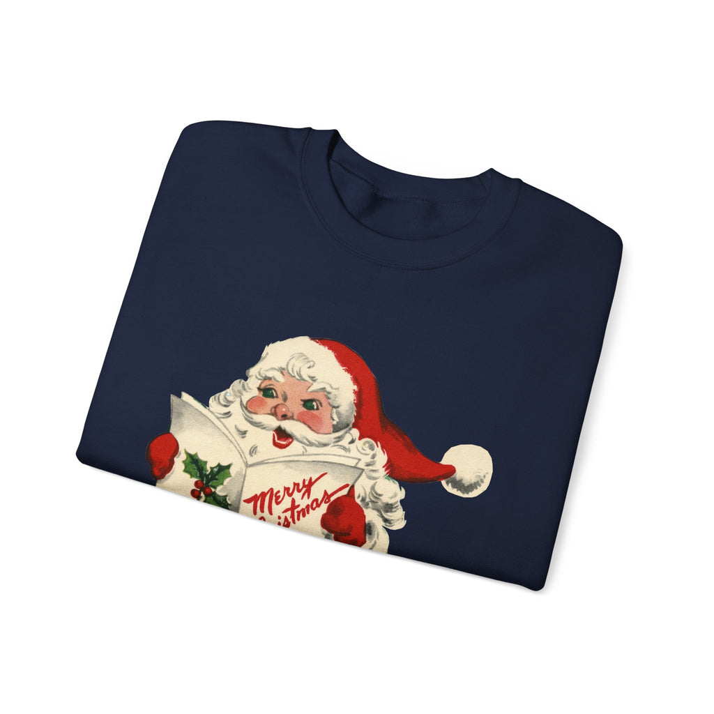 Vintage Santa Christmas Sweatshirt