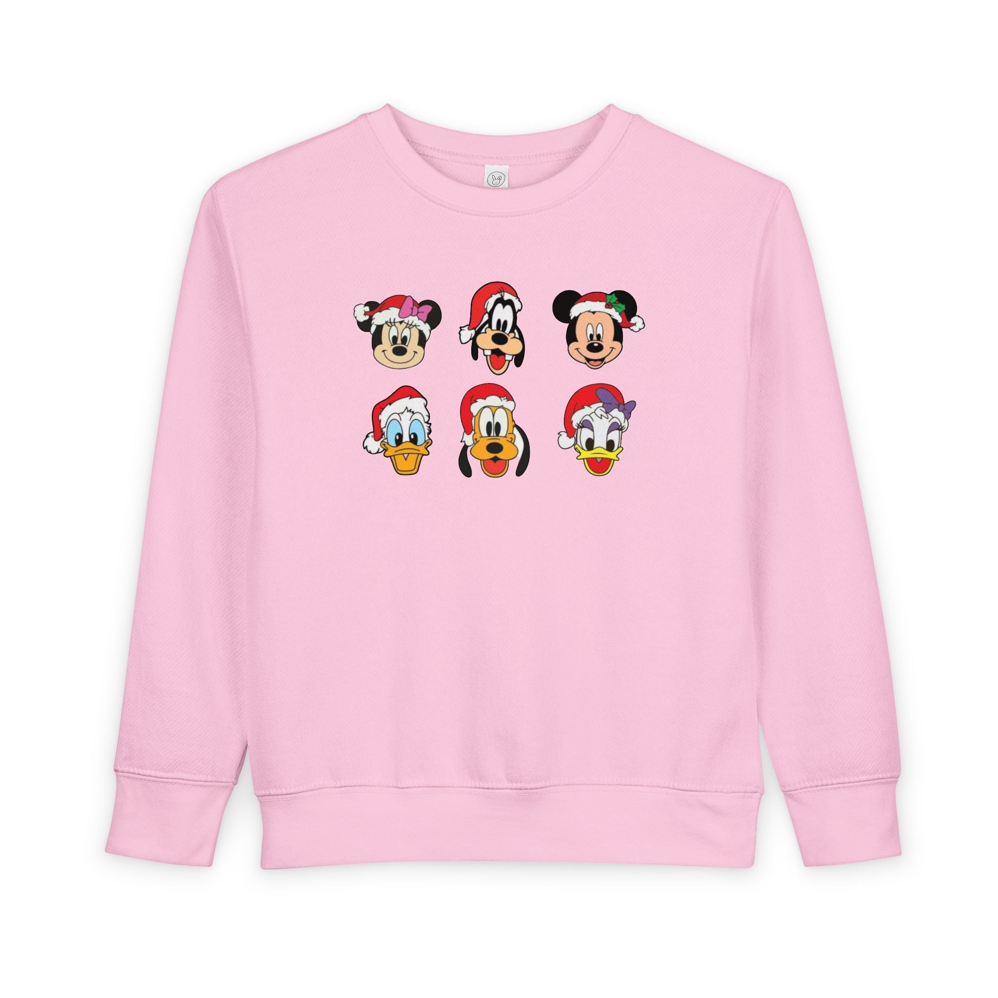 Toddler Sweatshirt - Cute Christmas Cartoon Characters