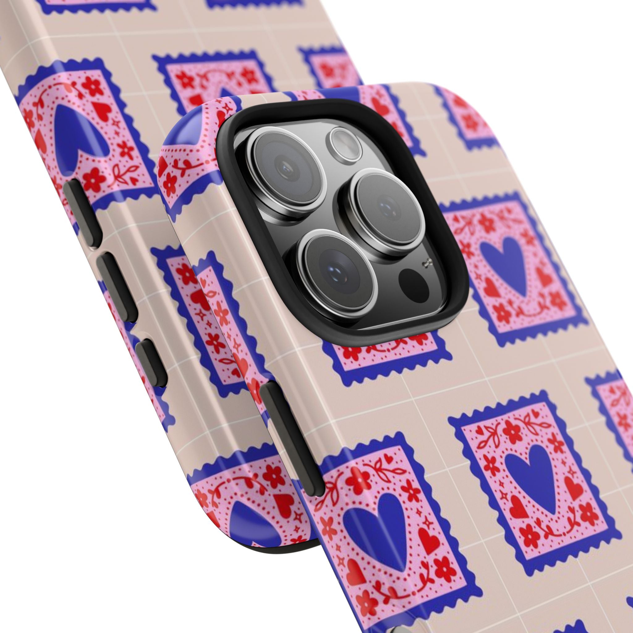 Heart Stamp Tough Phone Case