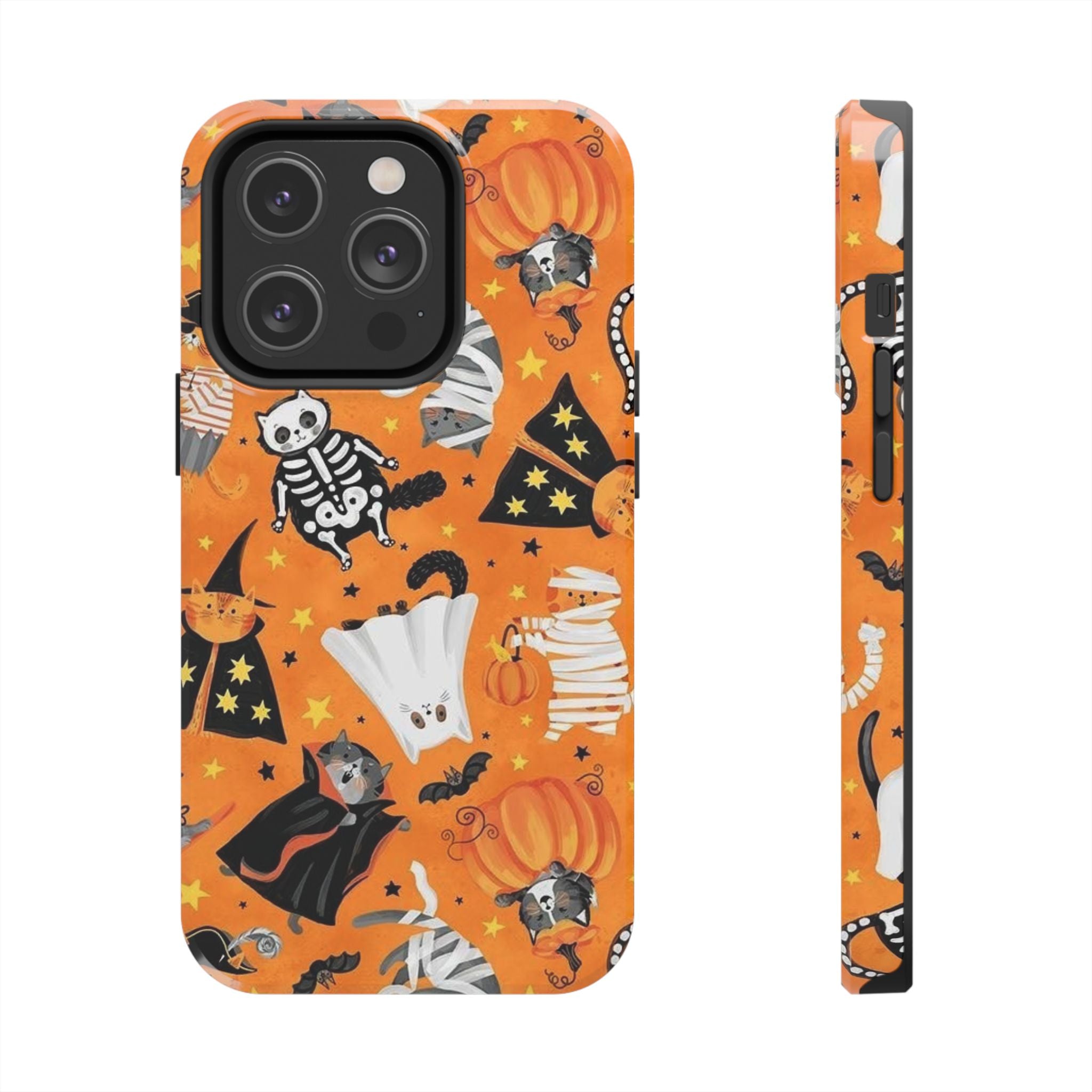 Spooky-Cat Halloween Tough Phone Case