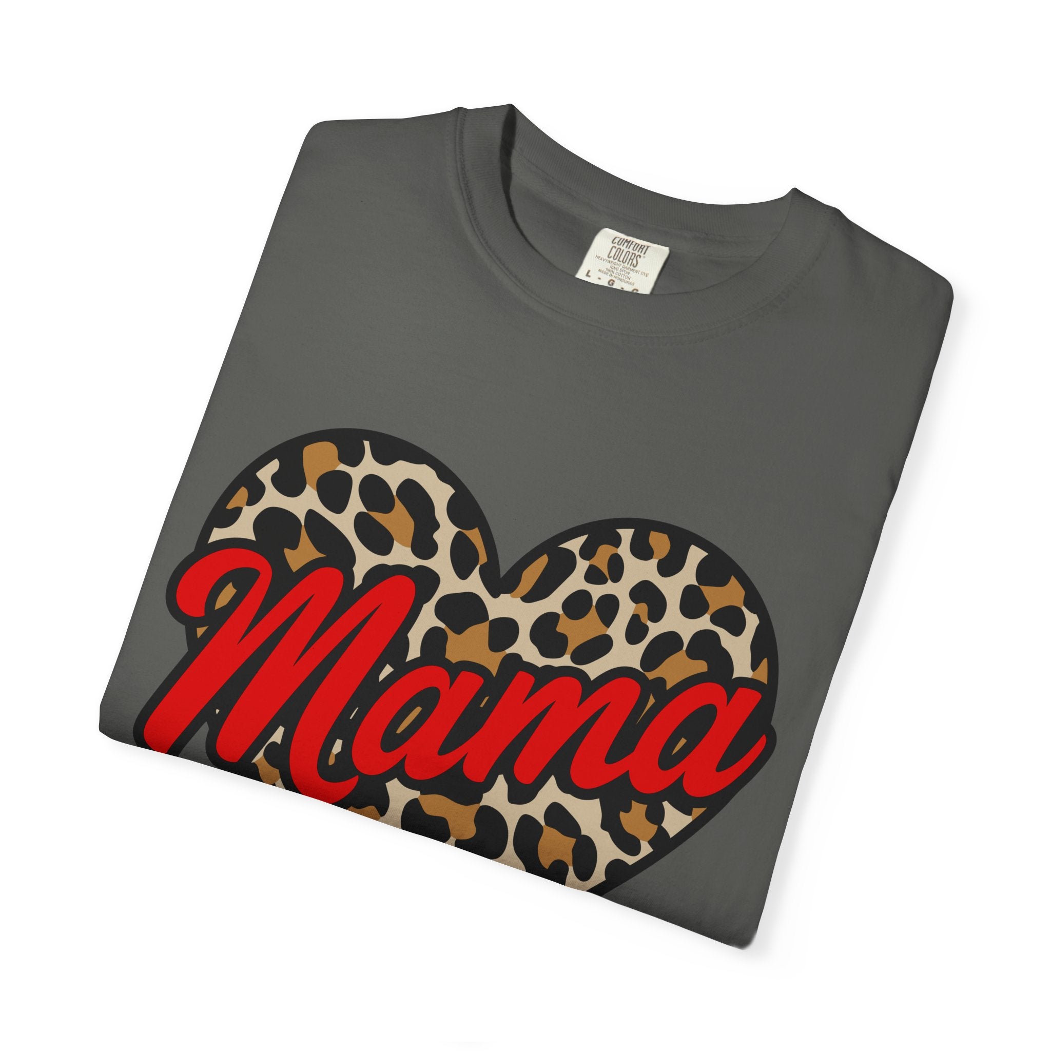 Leopard Heart Mama T-Shirt