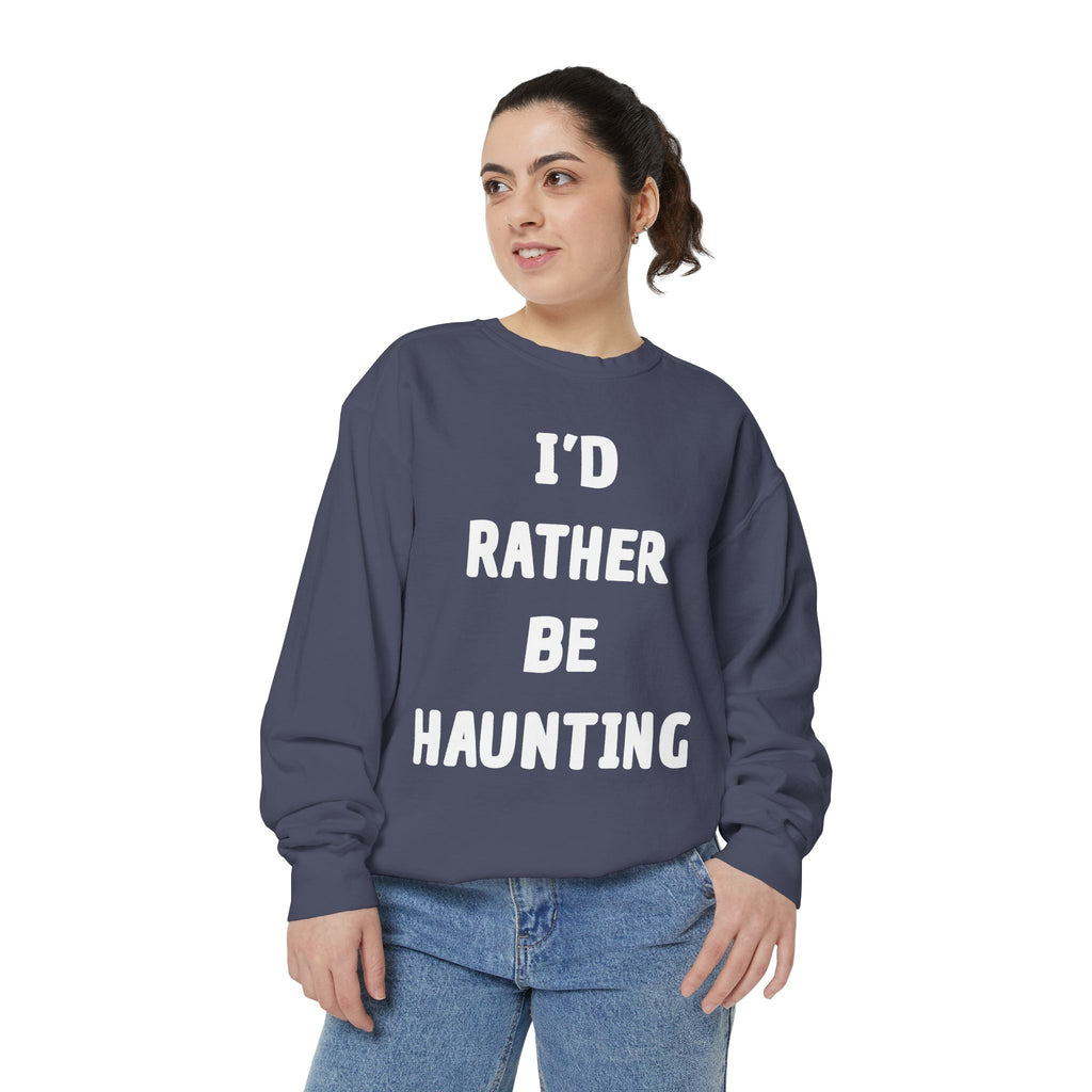 Haunting Halloween Garment-Dyed Sweatshirt