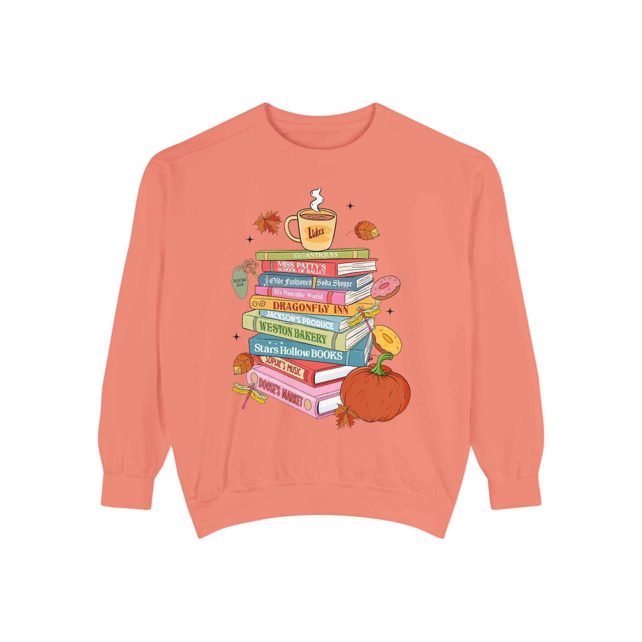 Gilmore Girls Book Girl Garment-Dyed Sweatshirt