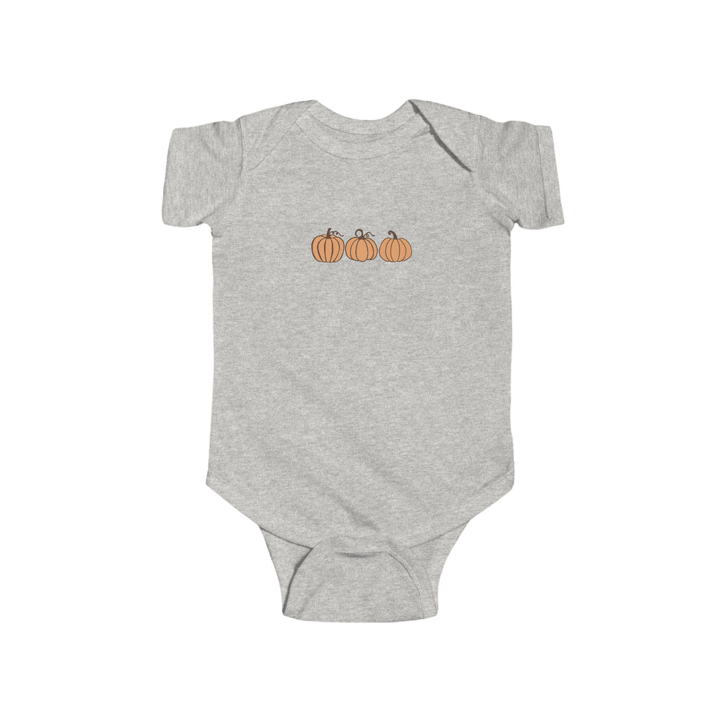 Autumn Baby Onesie with Pumpkin Design