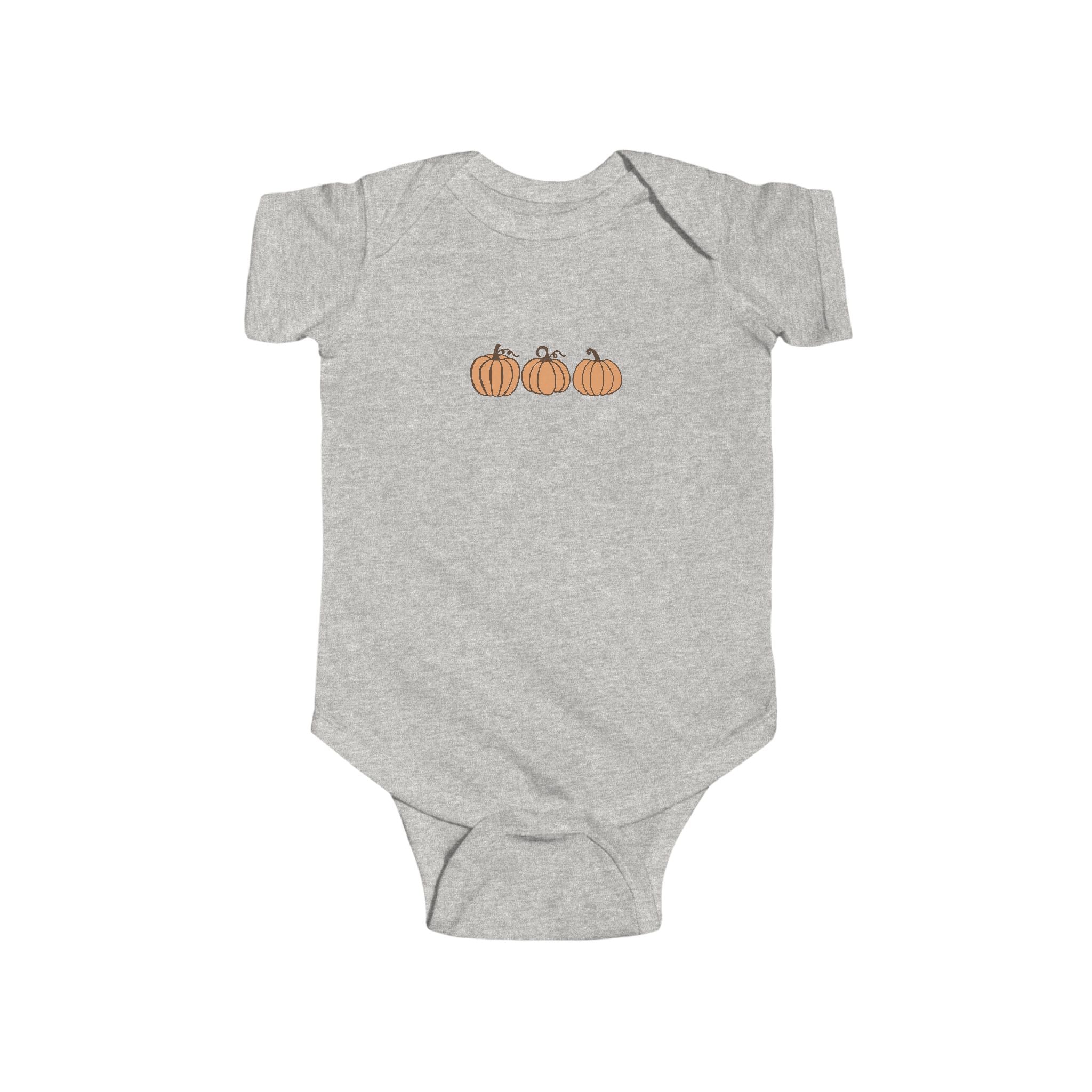 Autumn Baby Onesie with Pumpkin Design