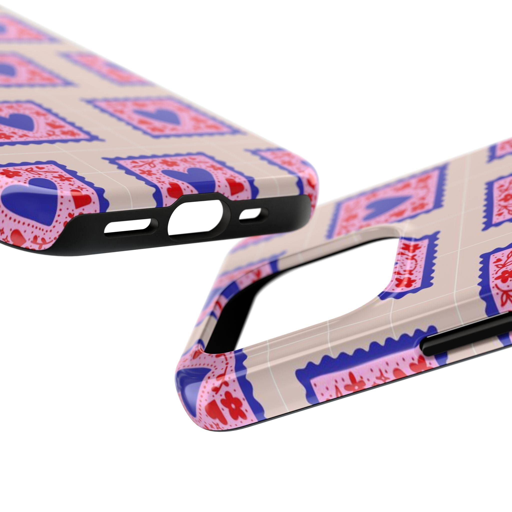 Heart Stamp Tough Phone Case