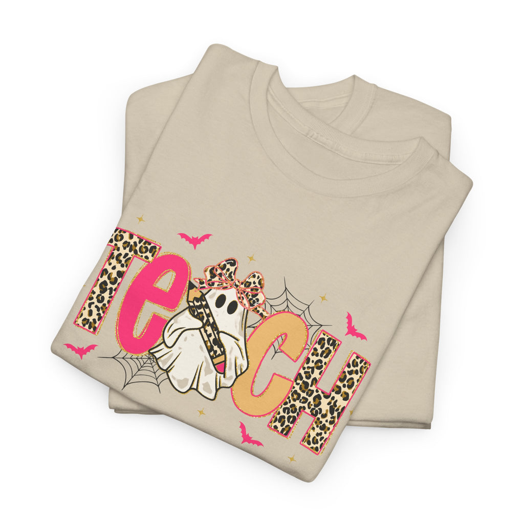 Teacher Halloween Ghost Graphic Tee