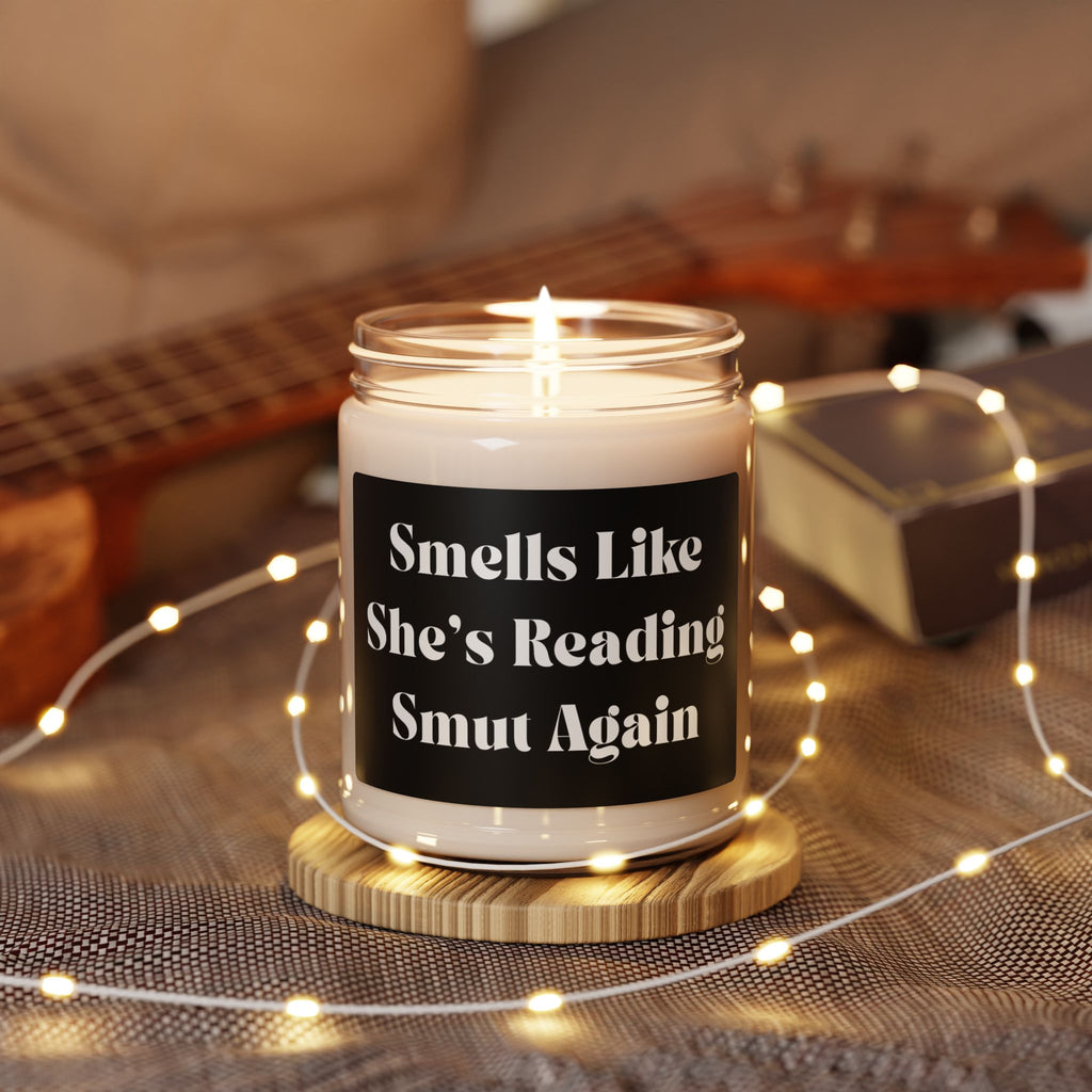 Scented Soy Candle Funny Book Quote