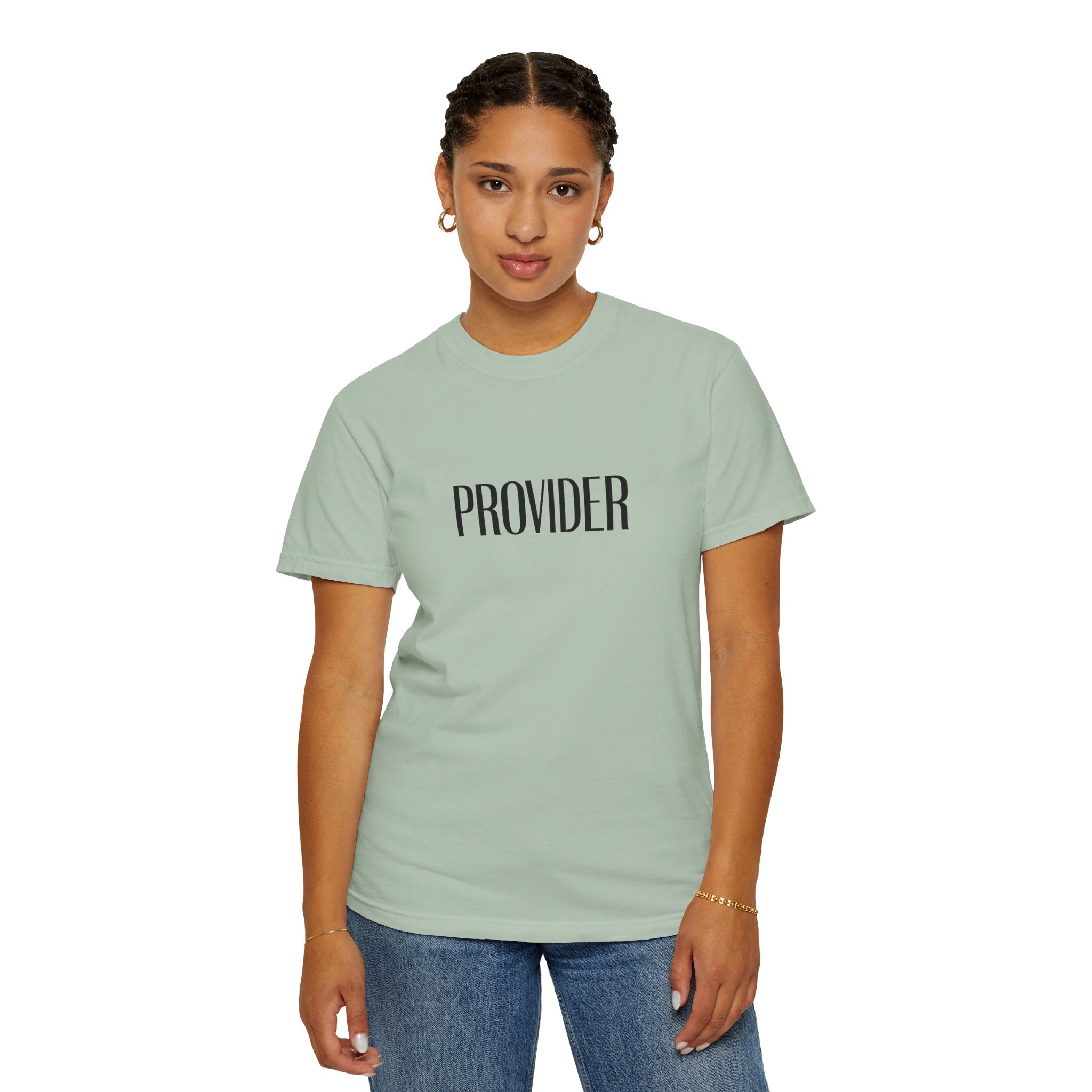 Provider Unisex Garment-Dyed T-shirt, Casual Tee