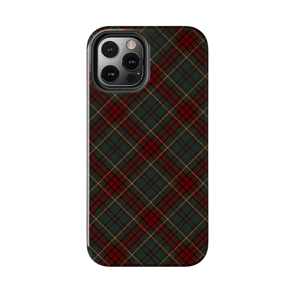 Christmas Plaid Pattern Tough Phone Case