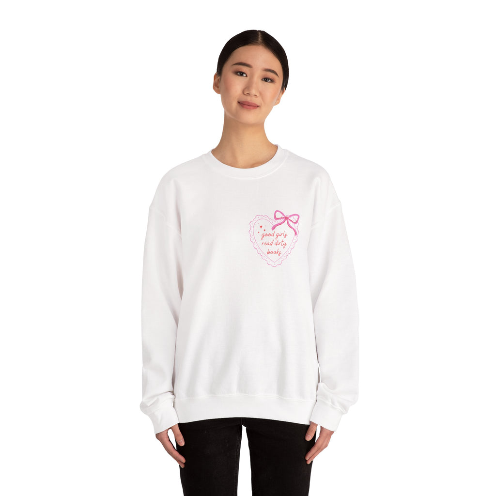 Cozy Book / Heart Sweatshirt
