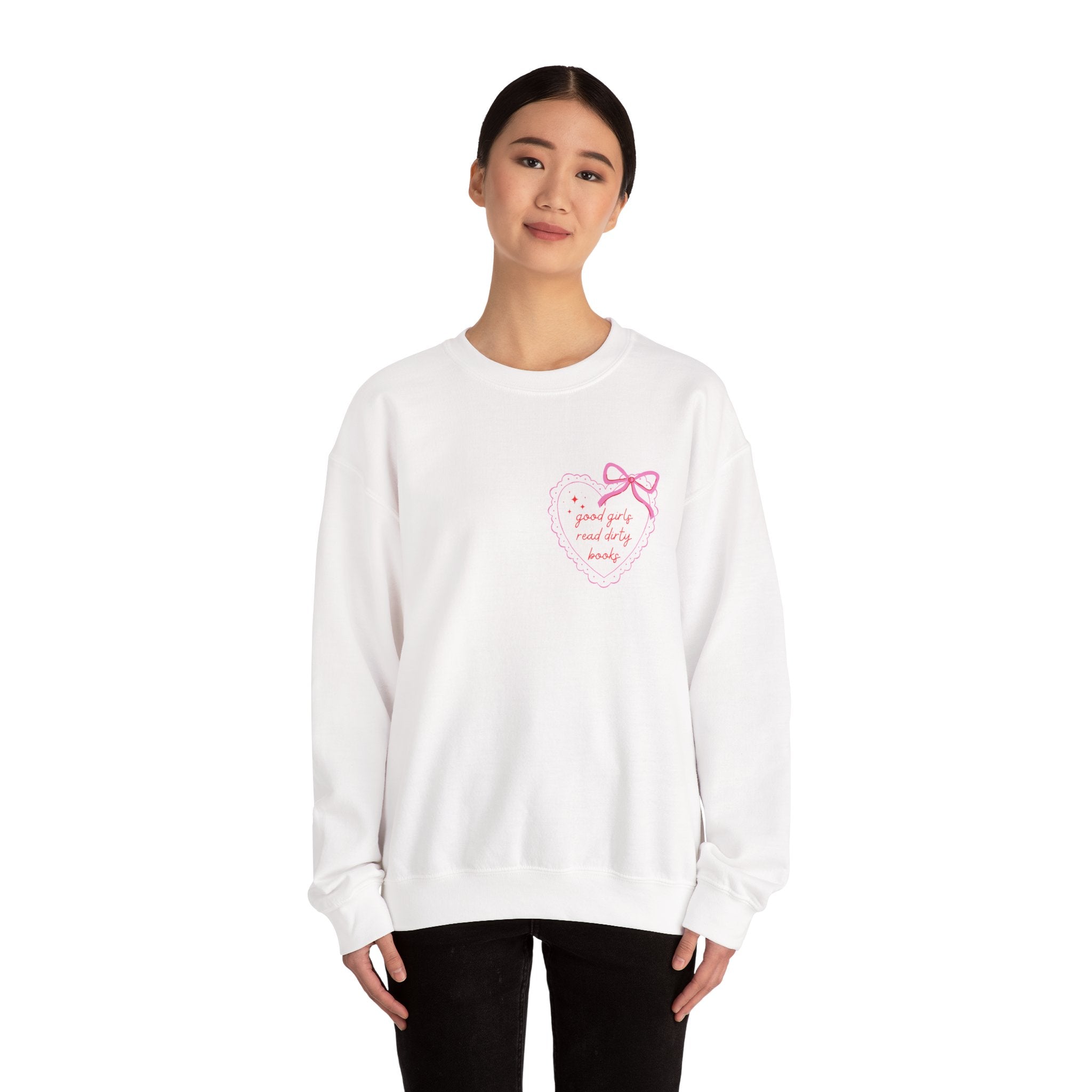 Cozy Book / Heart Sweatshirt