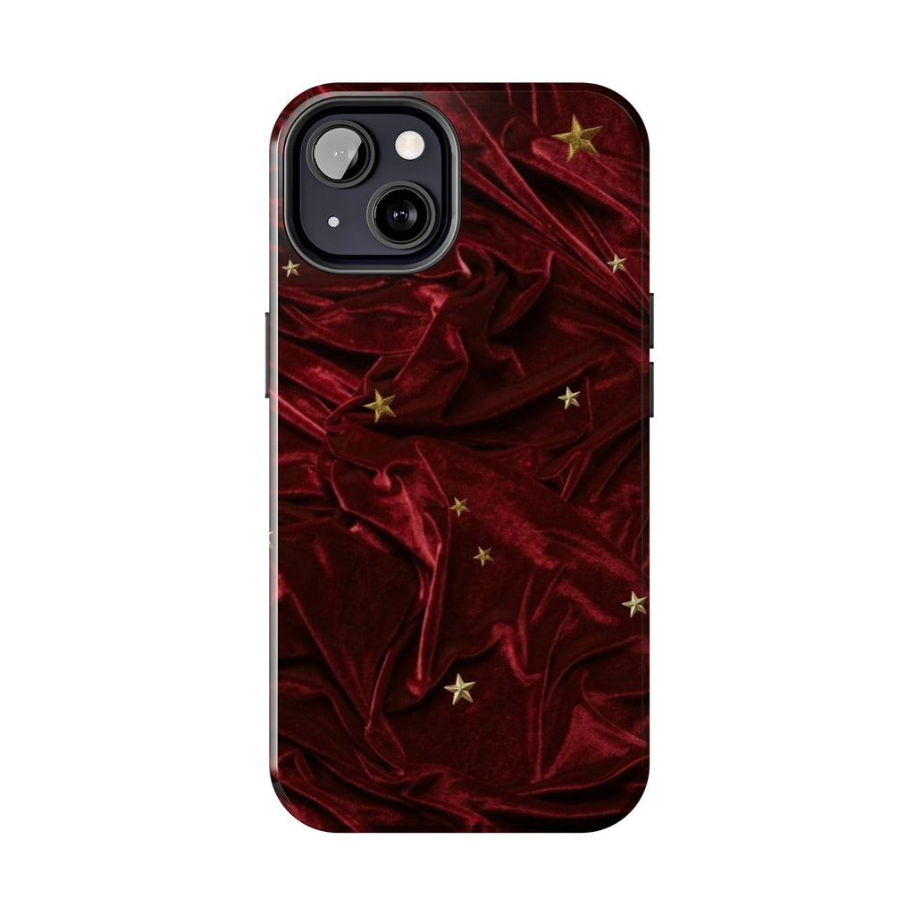Holiday Velvet Star Tough Phone Case