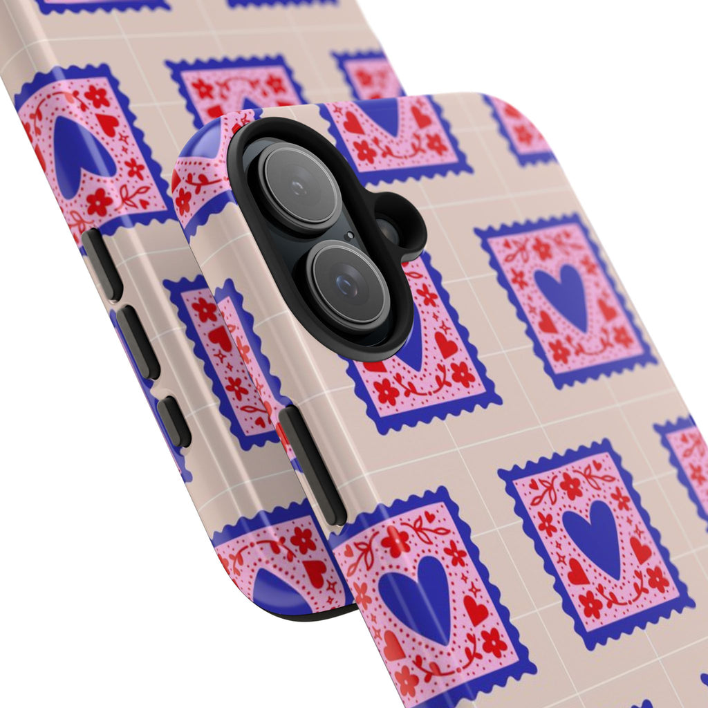 Heart Stamp Tough Phone Case