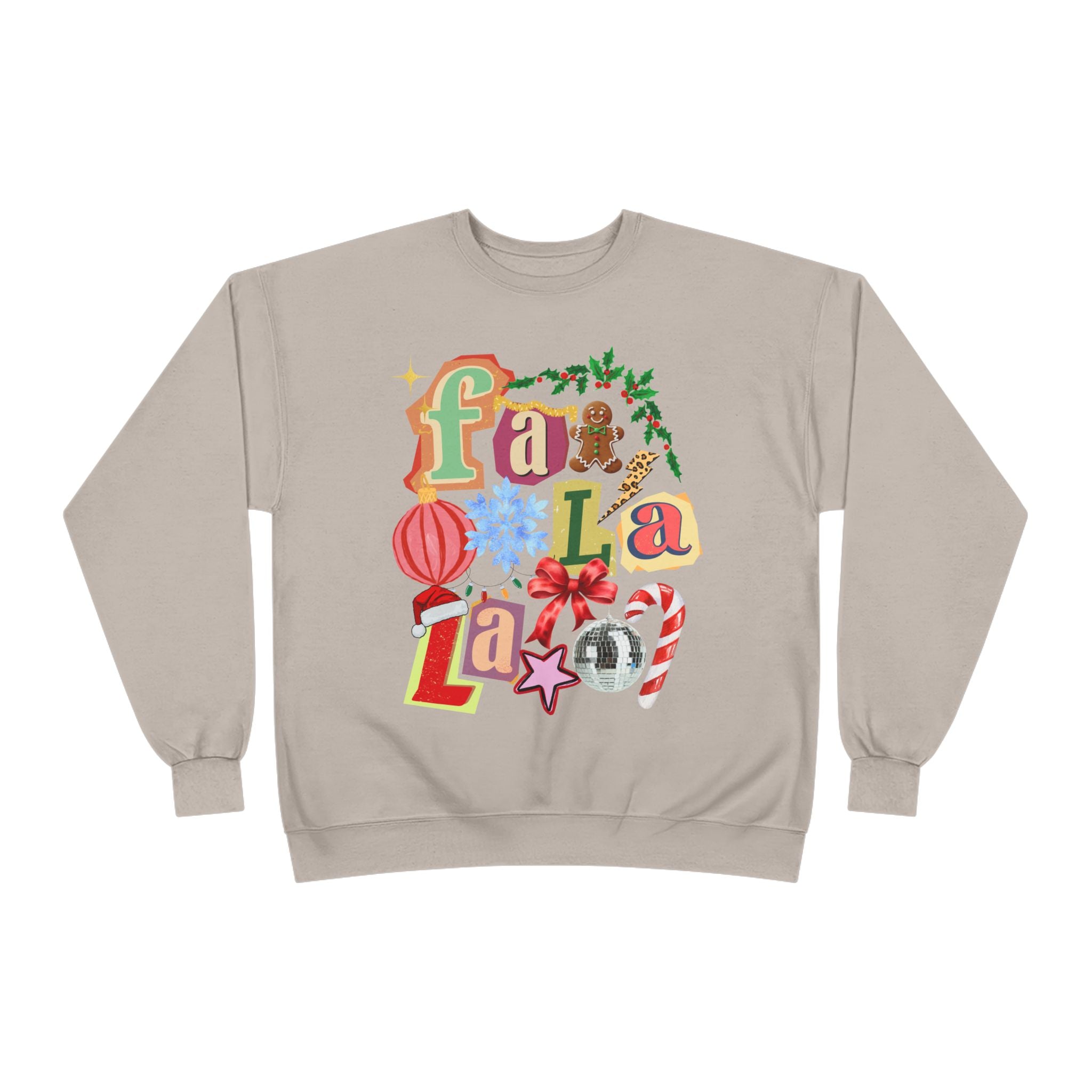 Festive Fa La La Eco-Friendly Sweatshirt