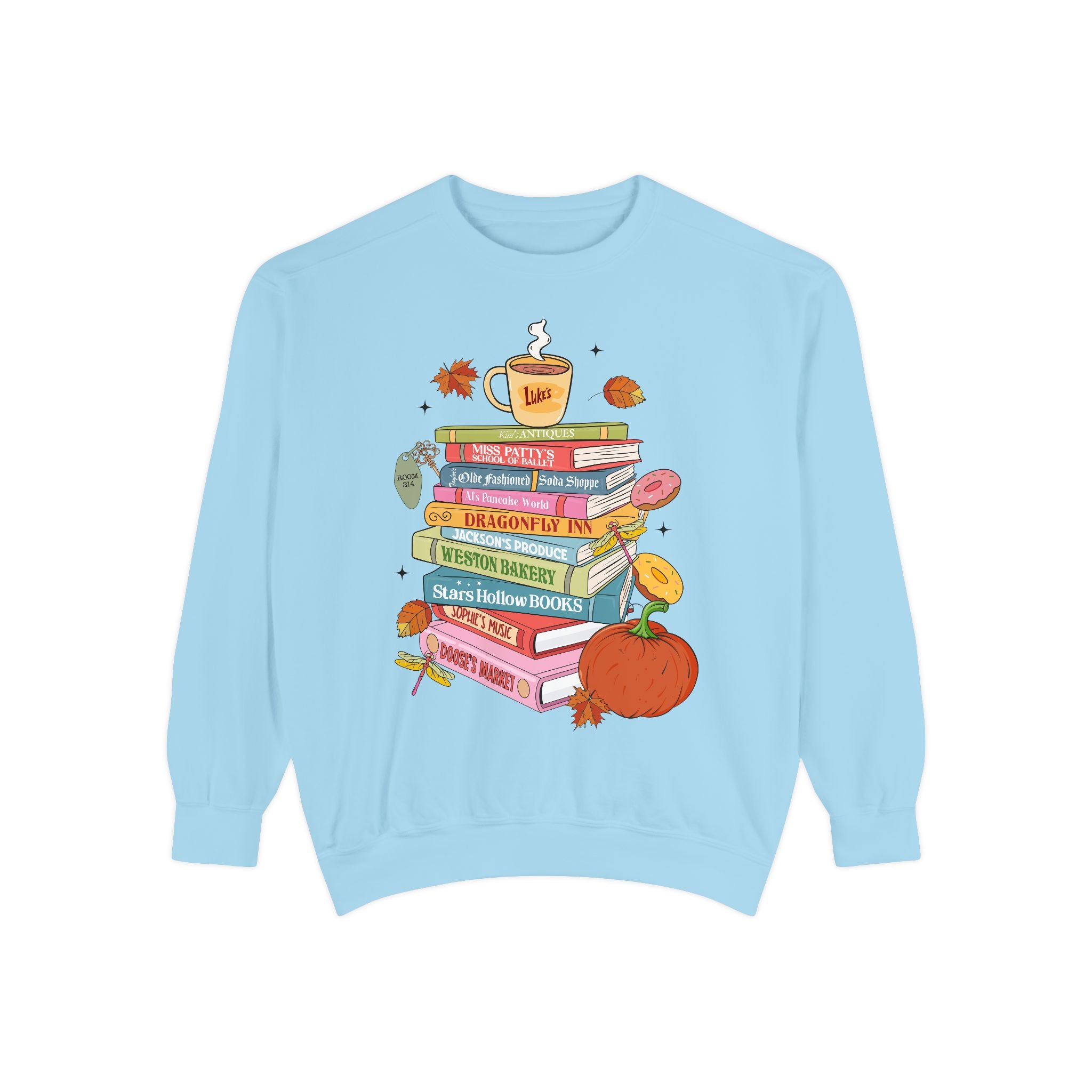 Gilmore Girls Book Girl Garment-Dyed Sweatshirt