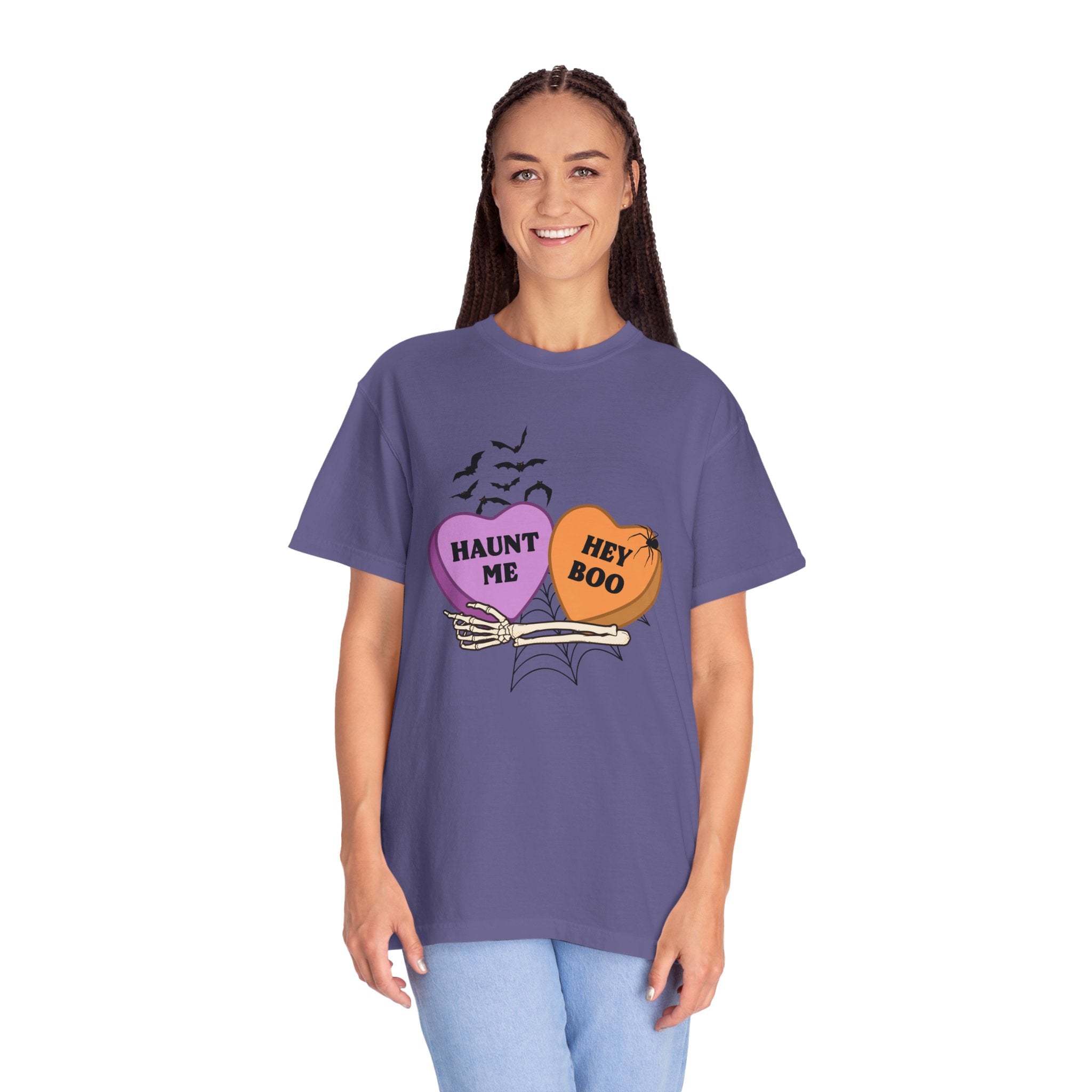 Comfort Color Halloween Candy Heart T-Shirt