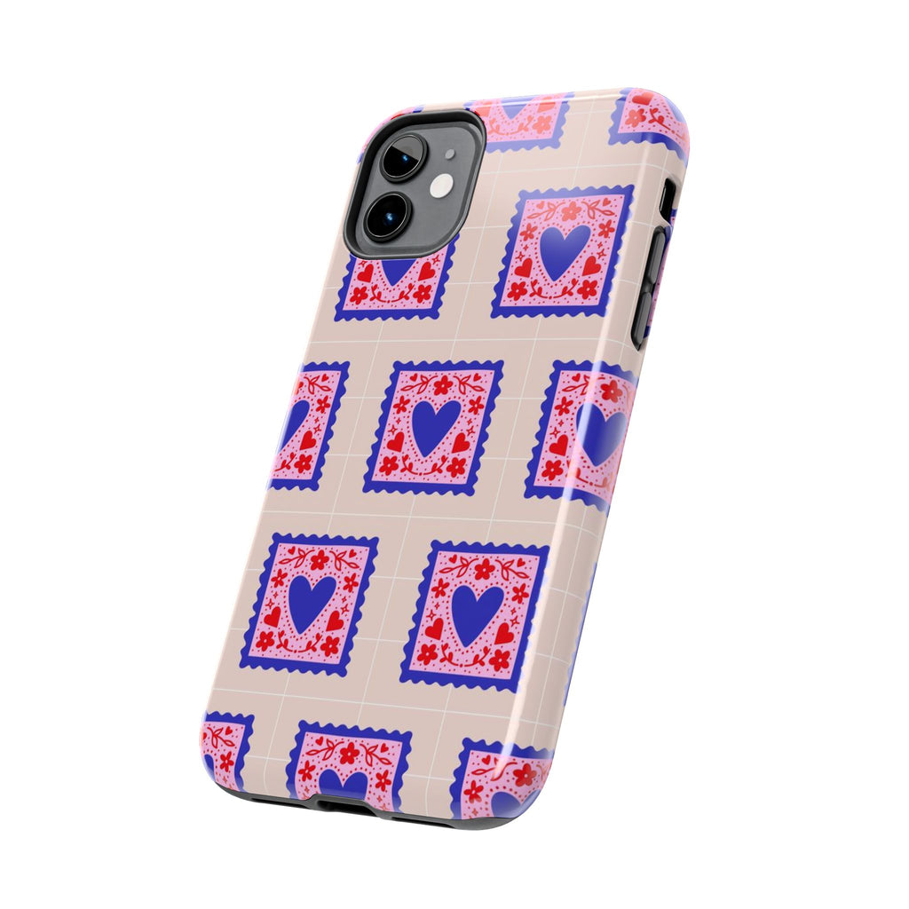 Heart Stamp Tough Phone Case