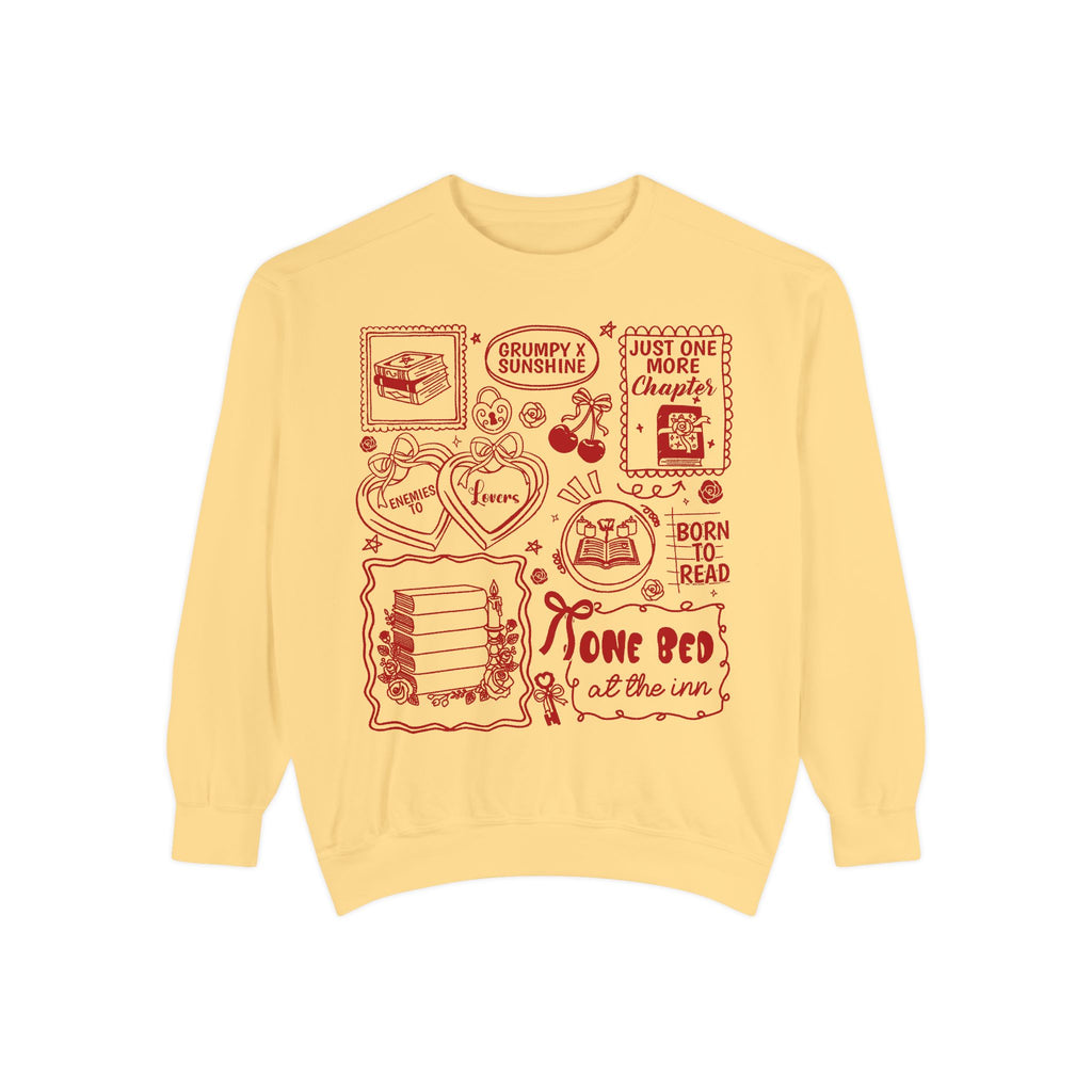 Book Trope Garment-Dyed Sweatshirt