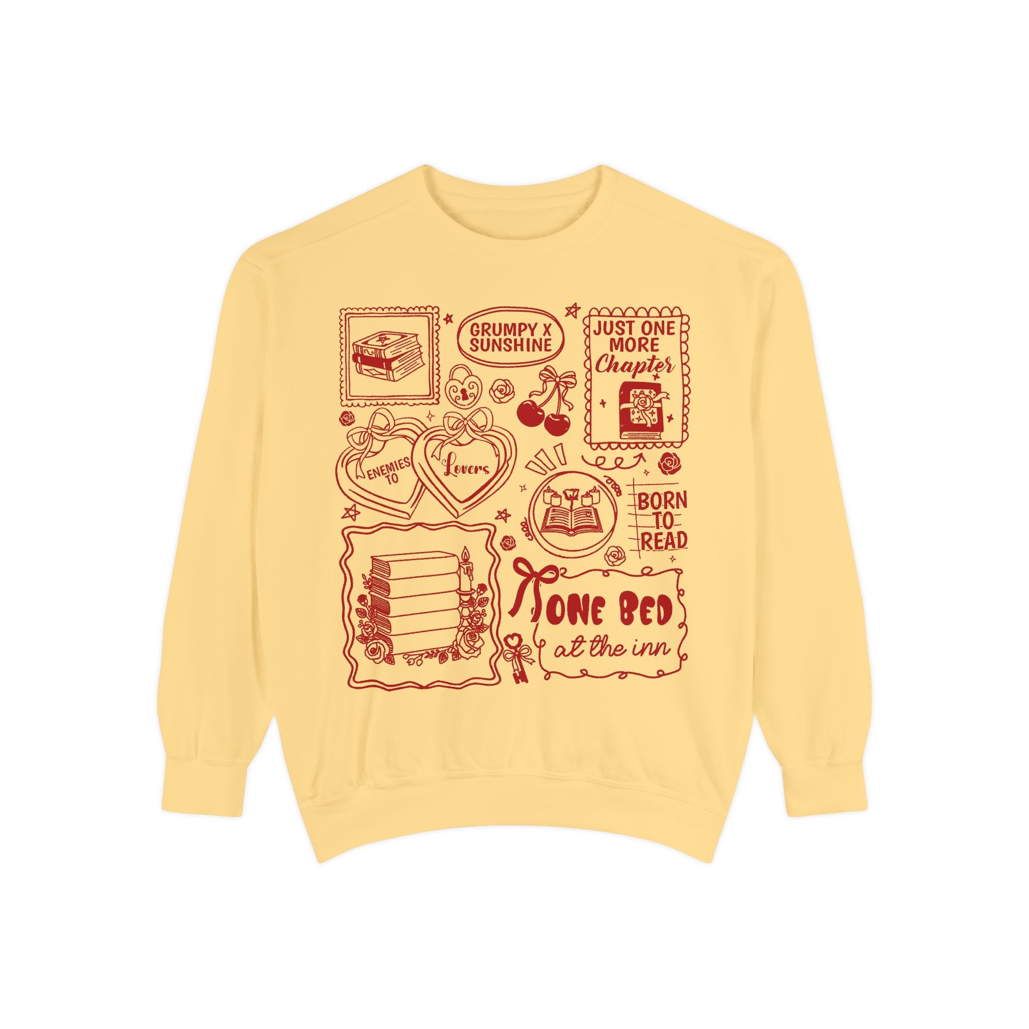 Book Trope Garment-Dyed Sweatshirt