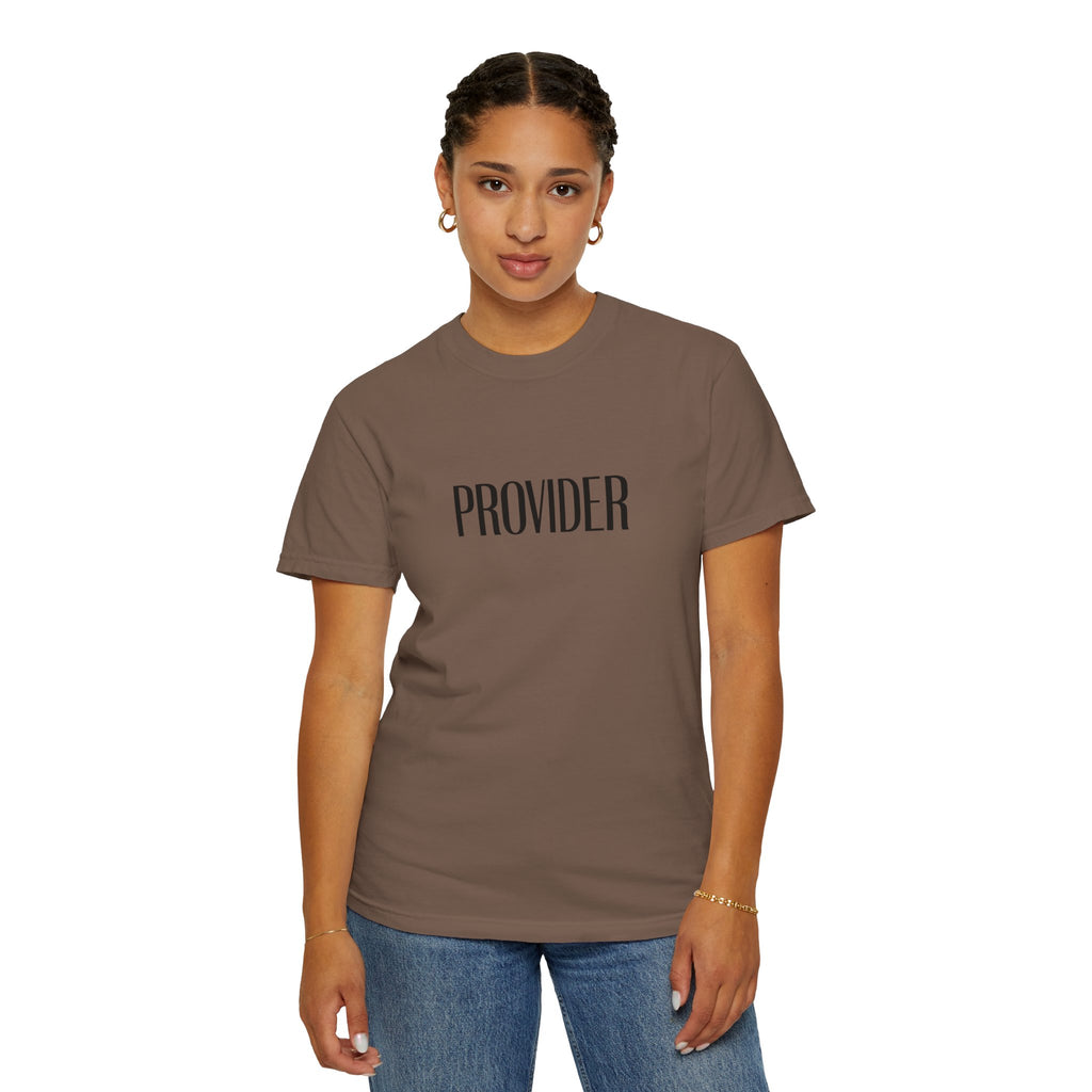Provider Unisex Garment-Dyed T-shirt, Casual Tee