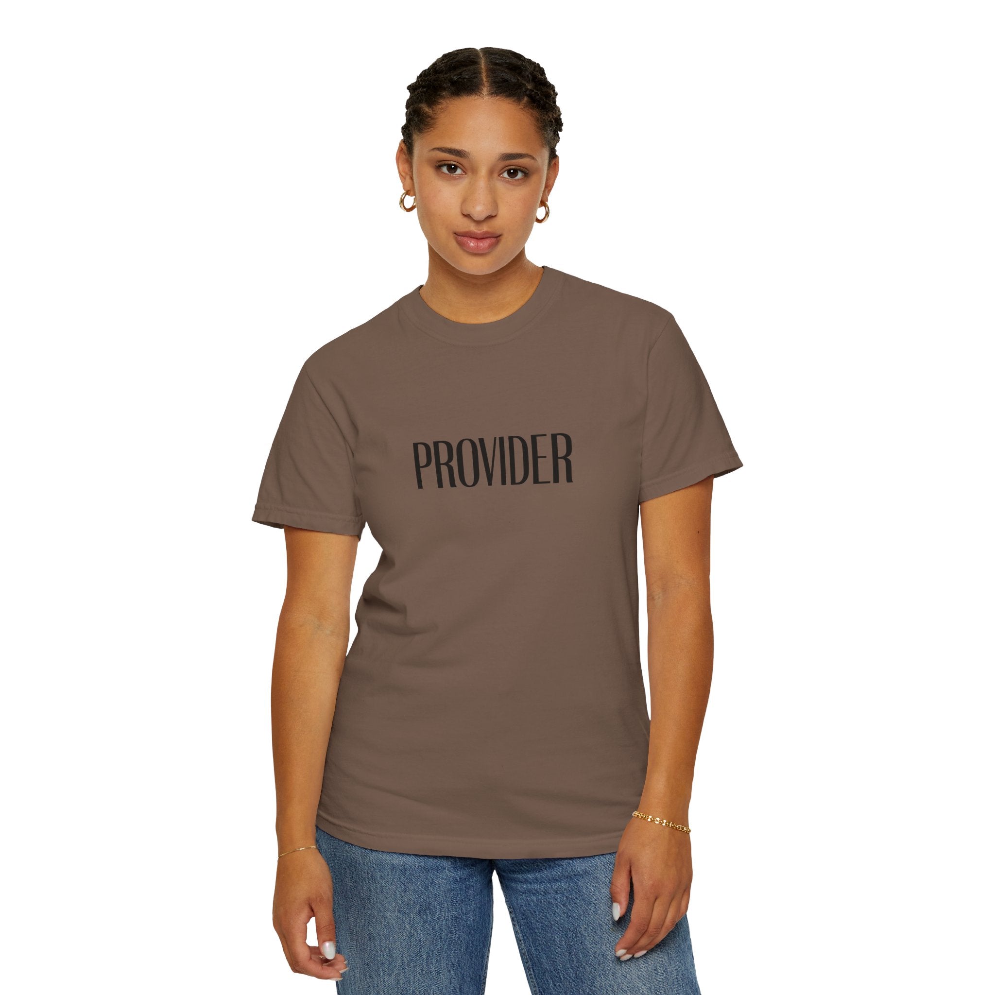 Provider Unisex Garment-Dyed T-shirt, Casual Tee