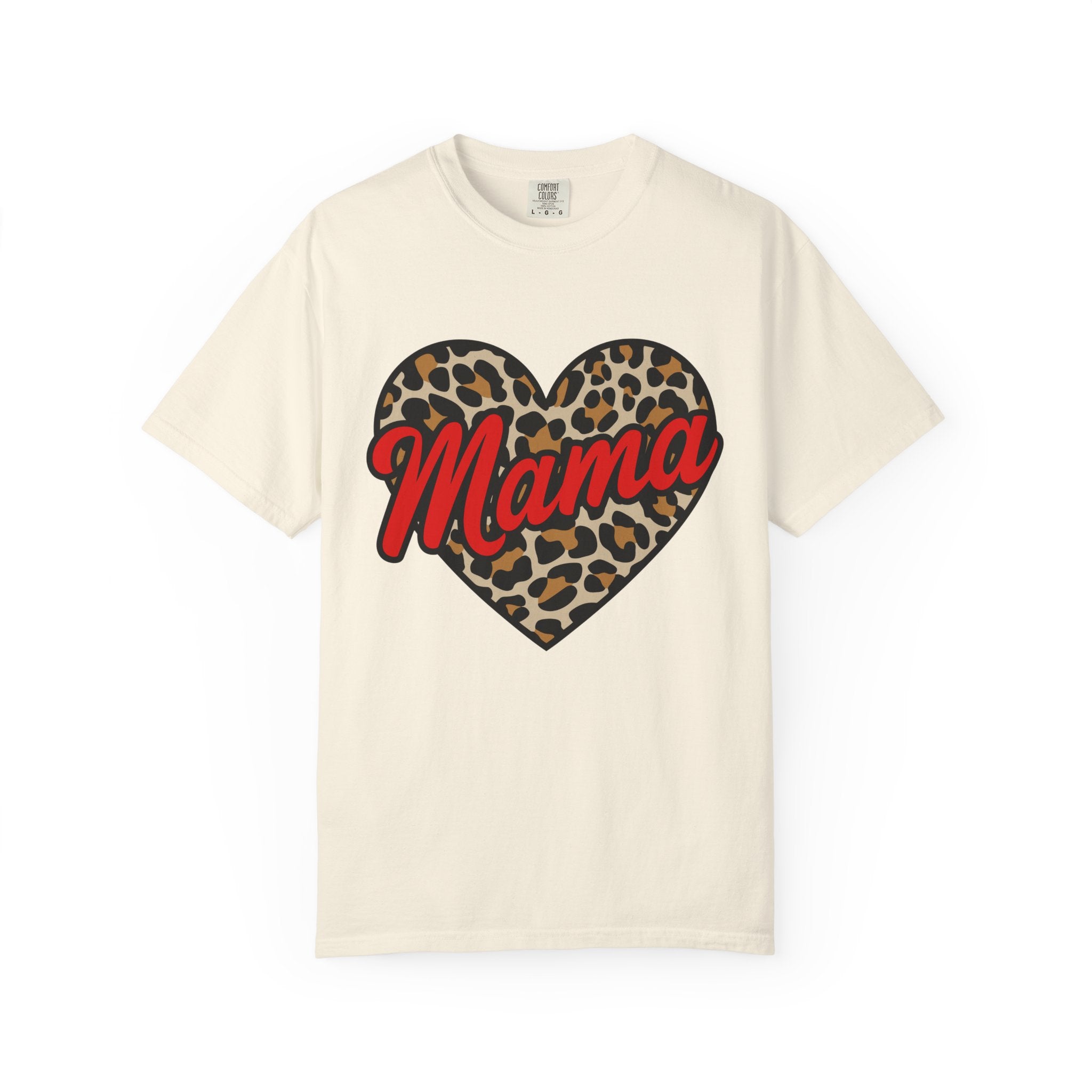 Leopard Heart Mama T-Shirt
