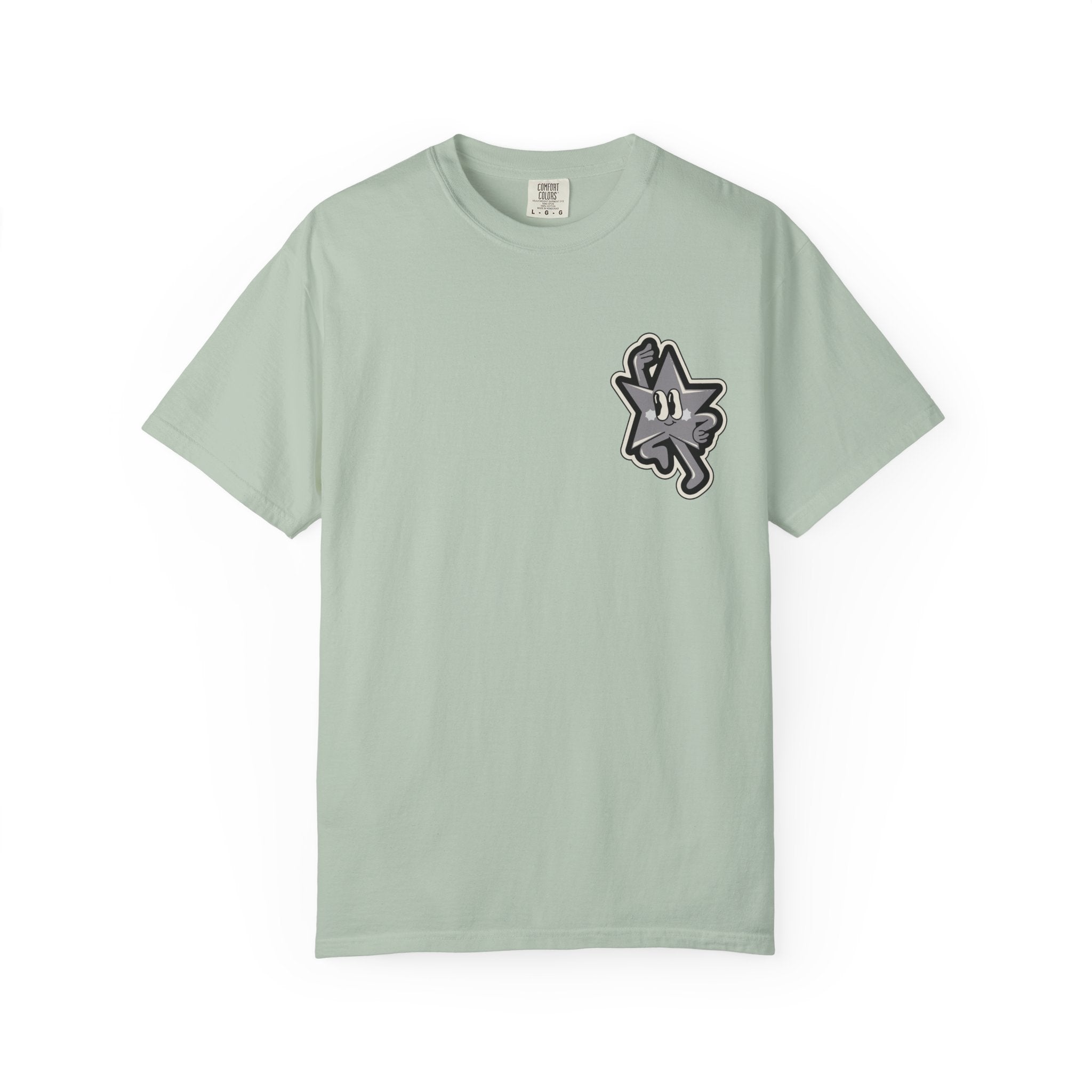 Garment-Dyed T-Shirt with 'Saved By Grace' Design