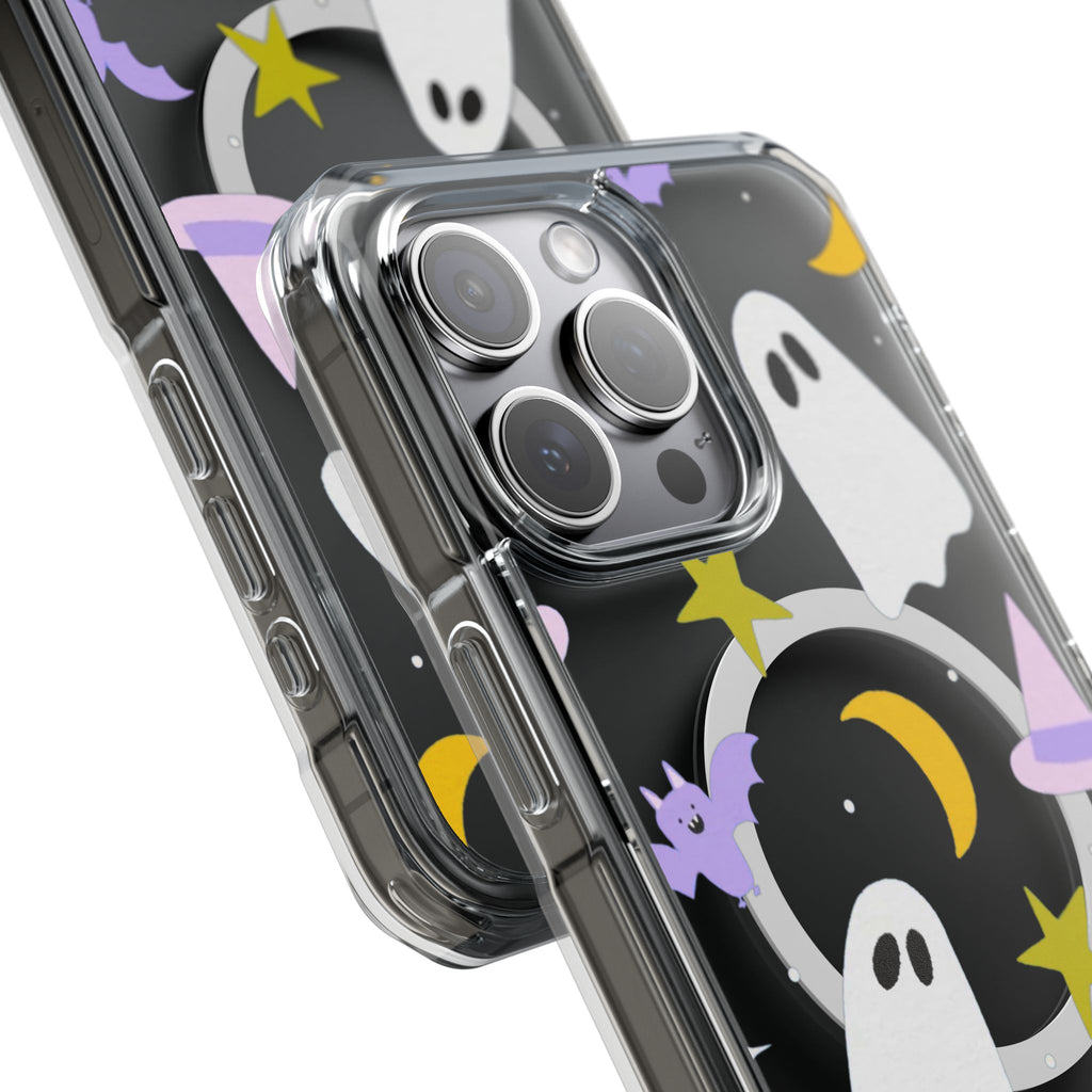 Ghost Transparent Background Magnetic Clear Impact Case
