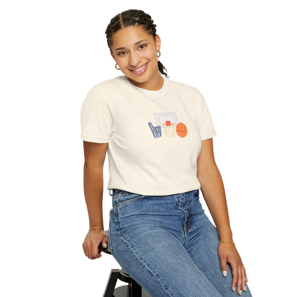 Basketball Fan Unisex Garment-Dyed T-Shirt