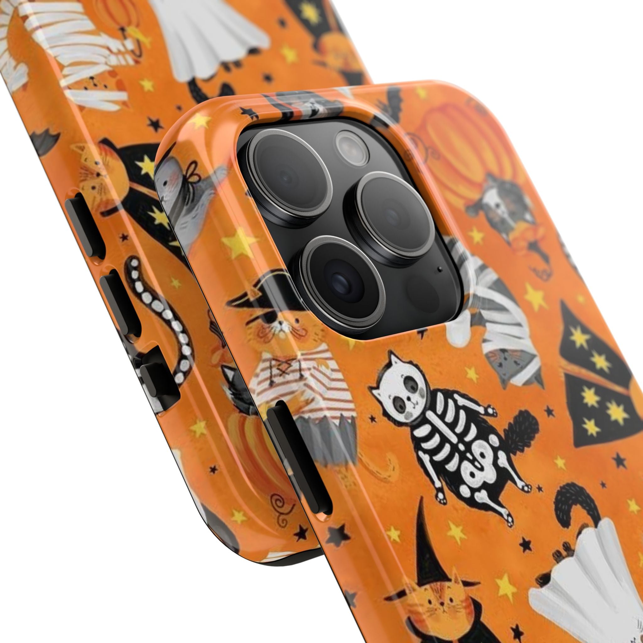 Spooky-Cat Halloween Tough Phone Case