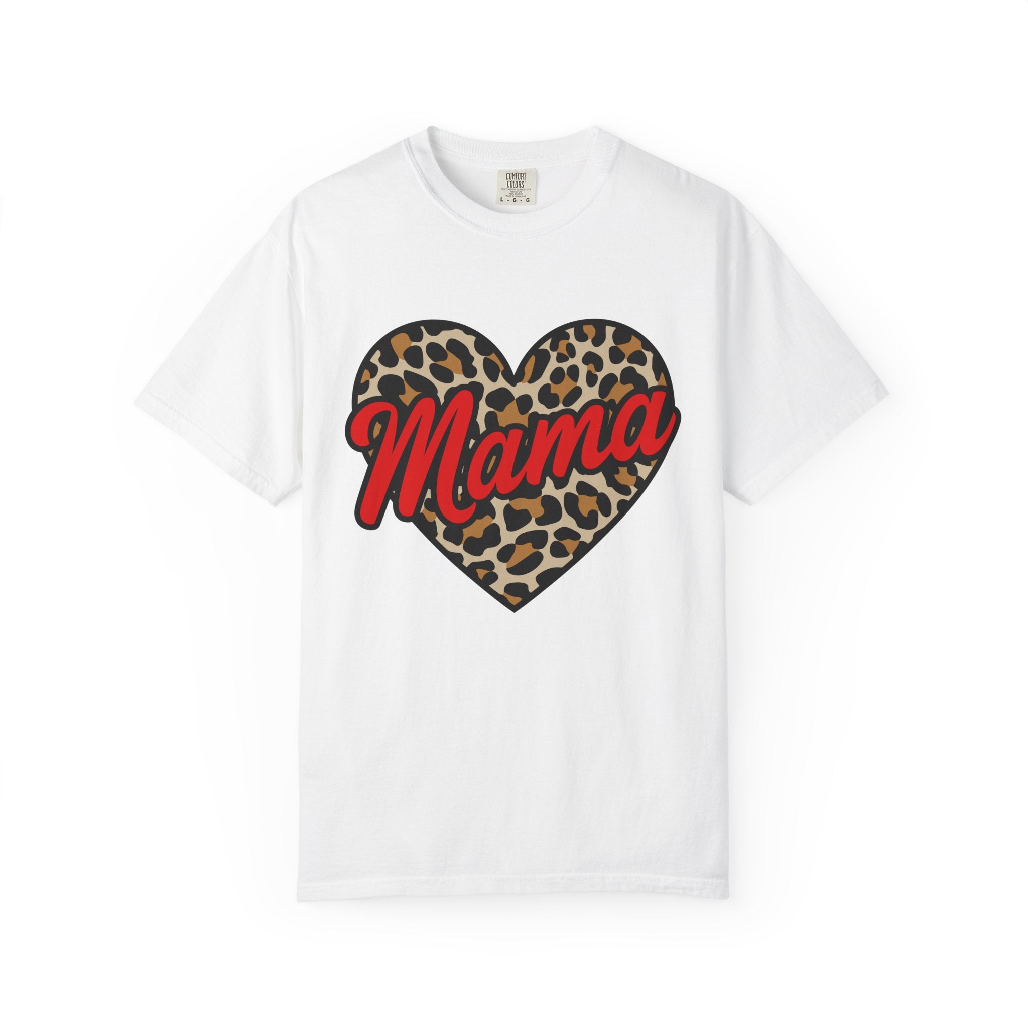 Leopard Heart Mama T-Shirt