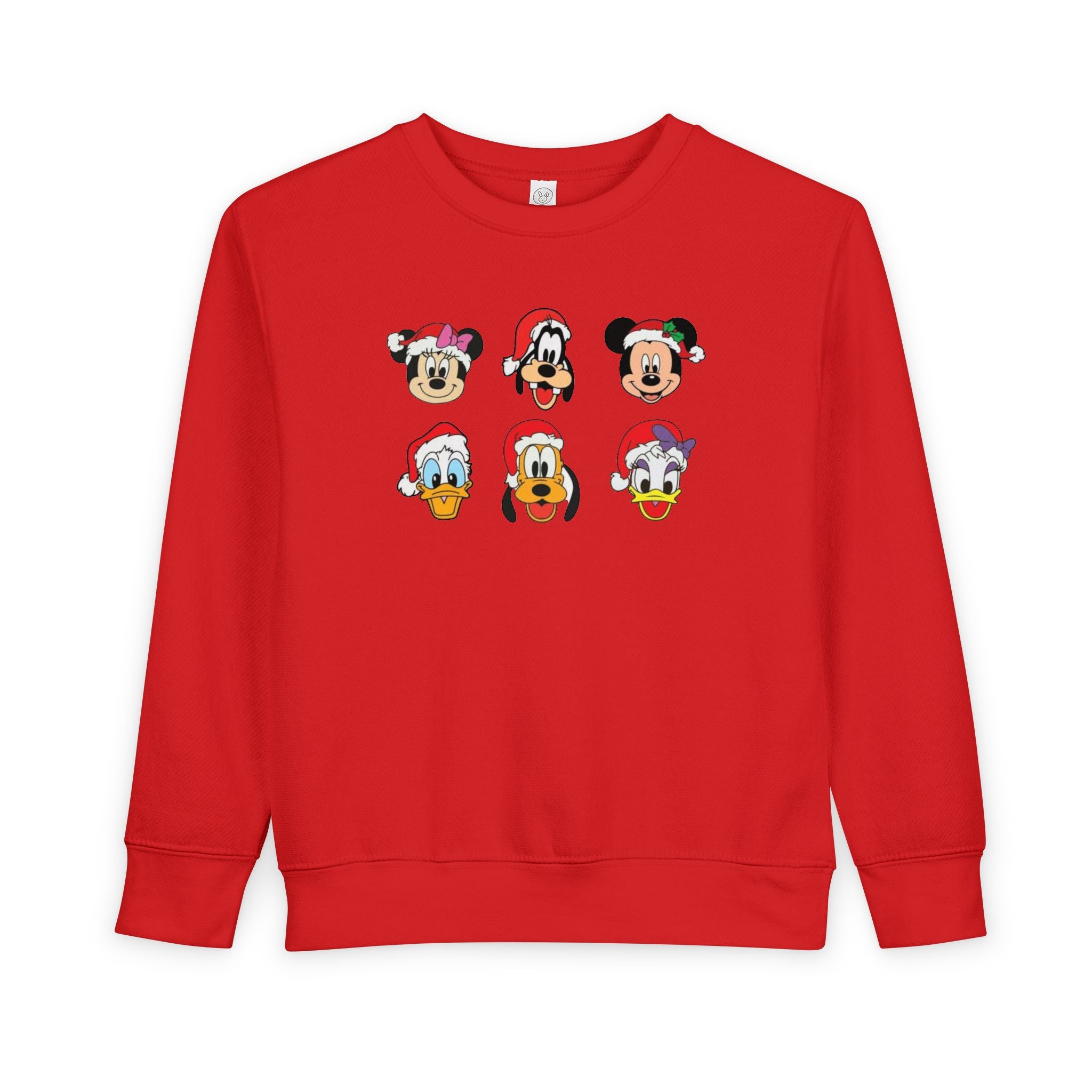 Toddler Sweatshirt - Cute Christmas Cartoon Characters