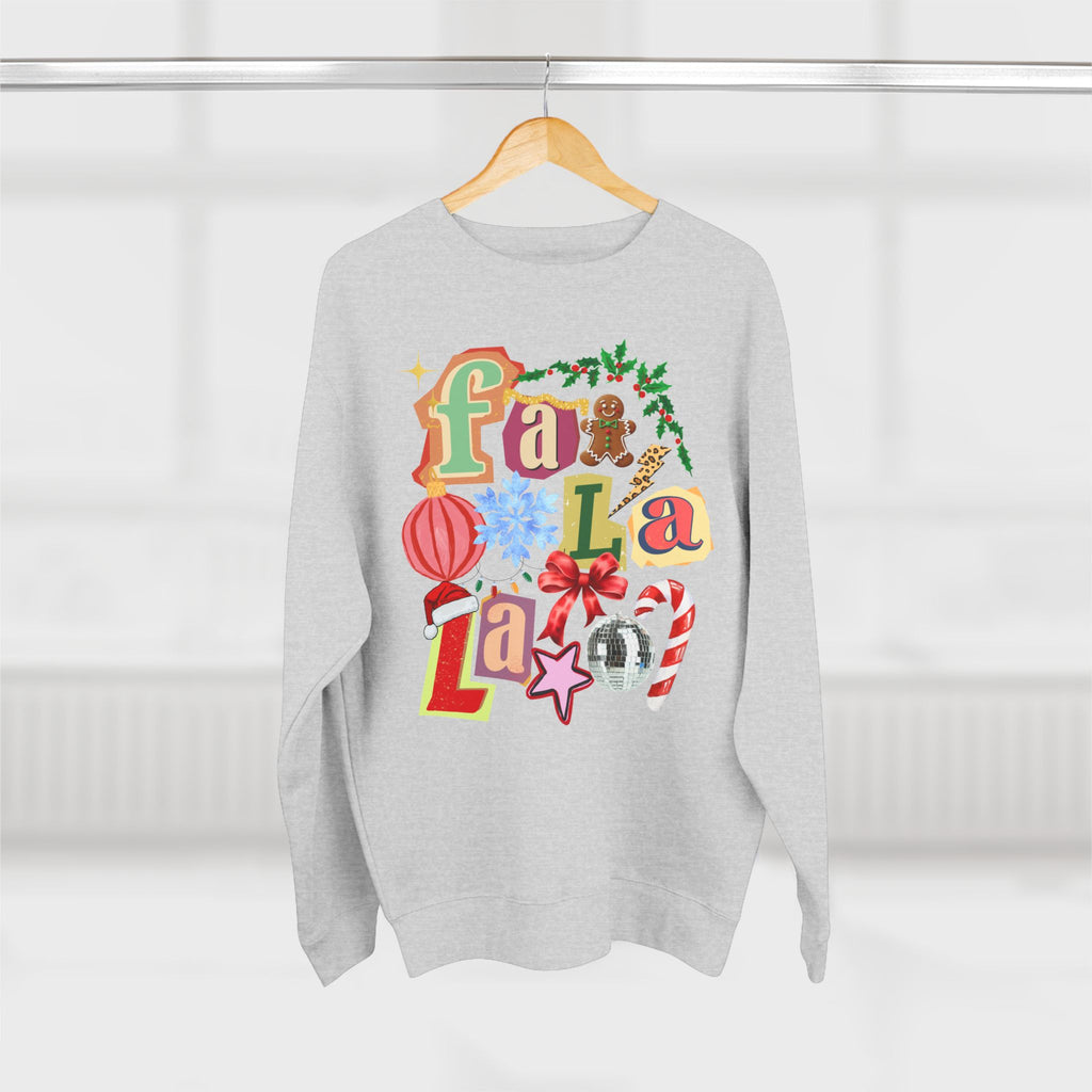 Festive Fa La La Unisex Crewneck Sweatshirt