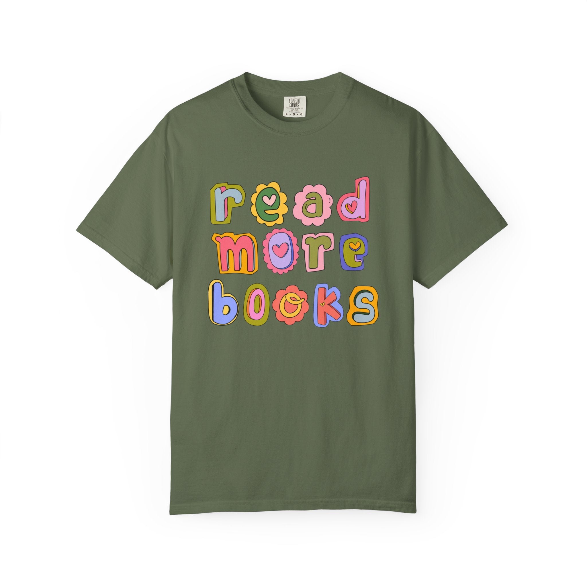 Colorful Read More Books T-Shirt