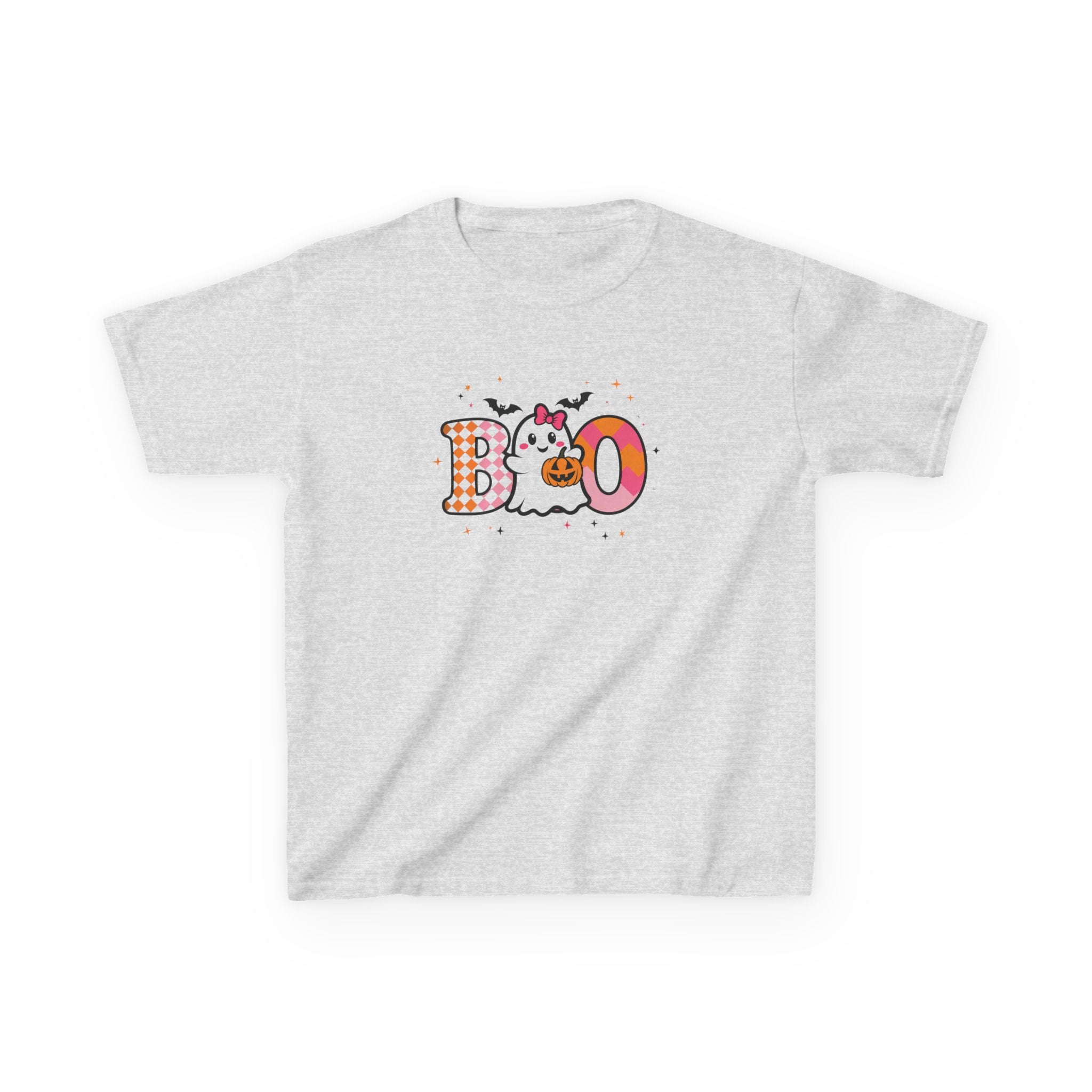 Girls Halloween Boo Ghost Tee