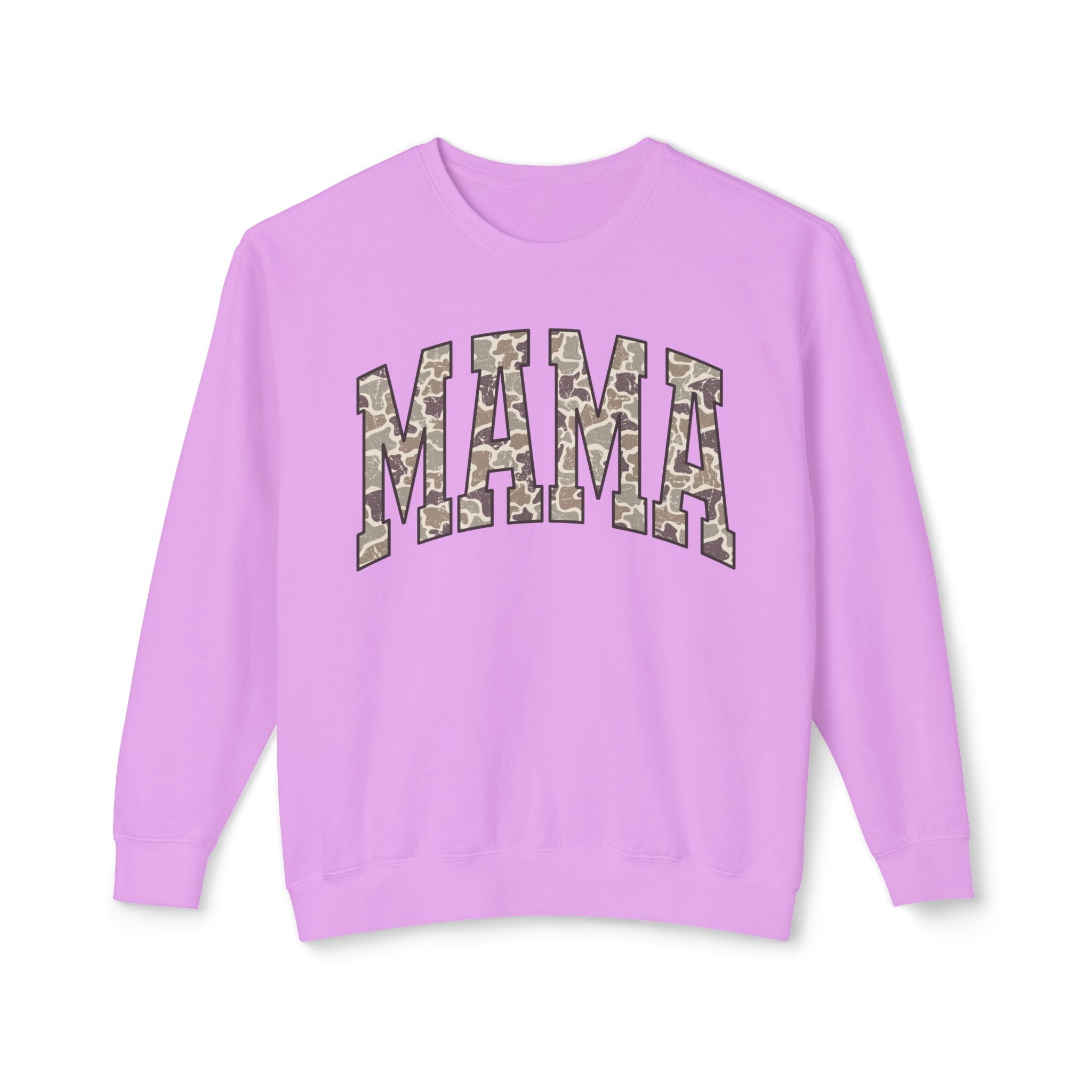 Stylish Mama Sweatshirt for Moms, Casual Gift for Mother's Day, Lightweight Crewneck Pullover, Cozy Everyday Wear, Trendy Fashion