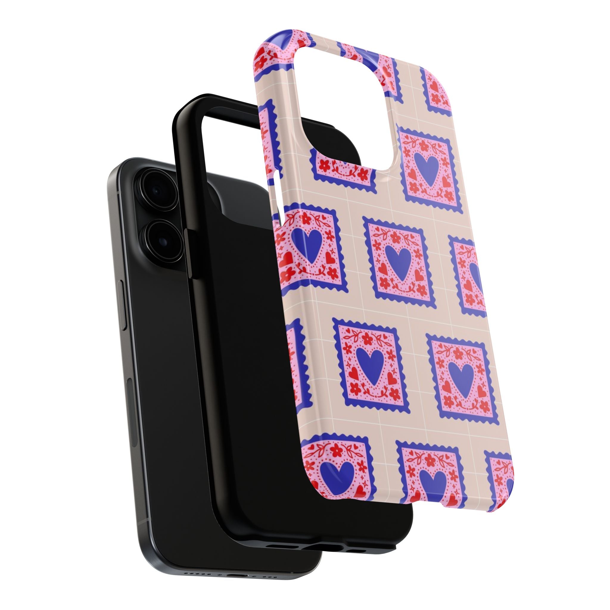 Heart Stamp Tough Phone Case