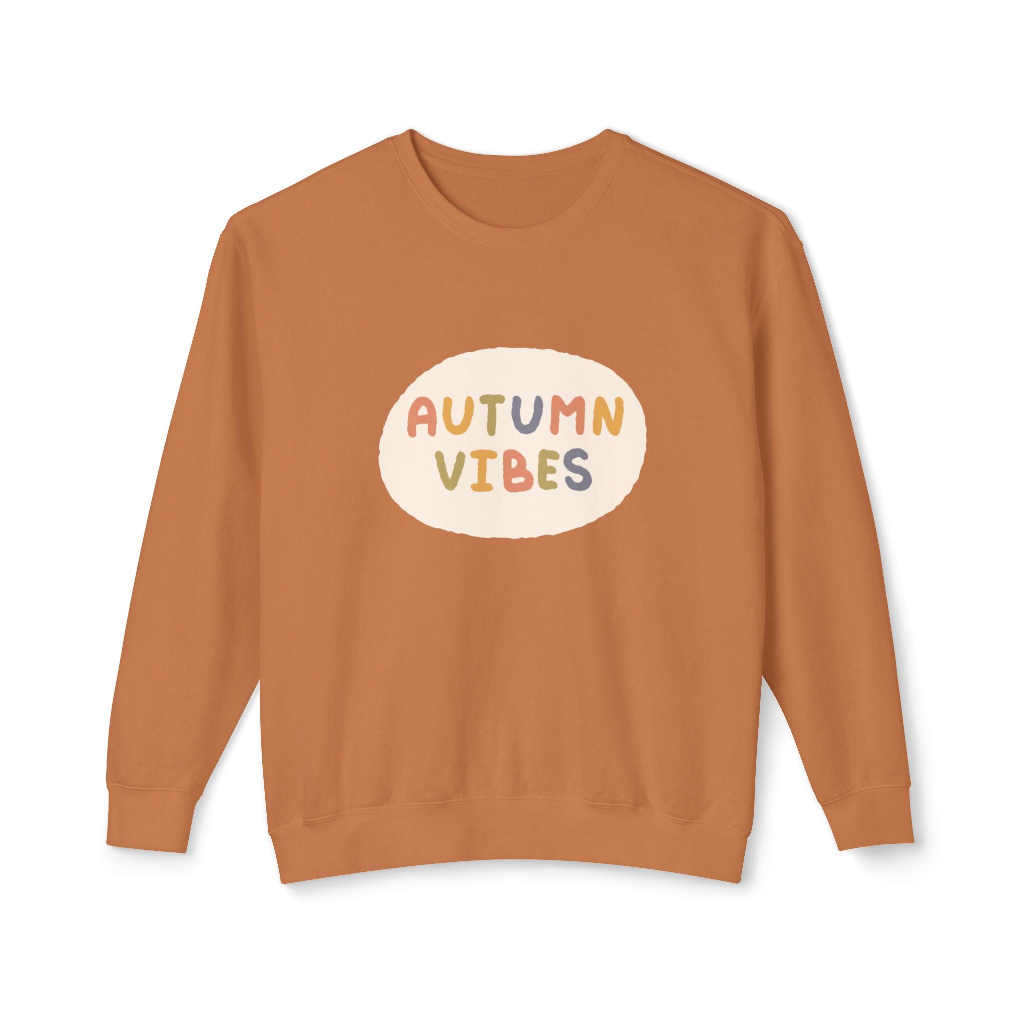 Autumn Vibes Lightweight Crewneck Sweatshirt