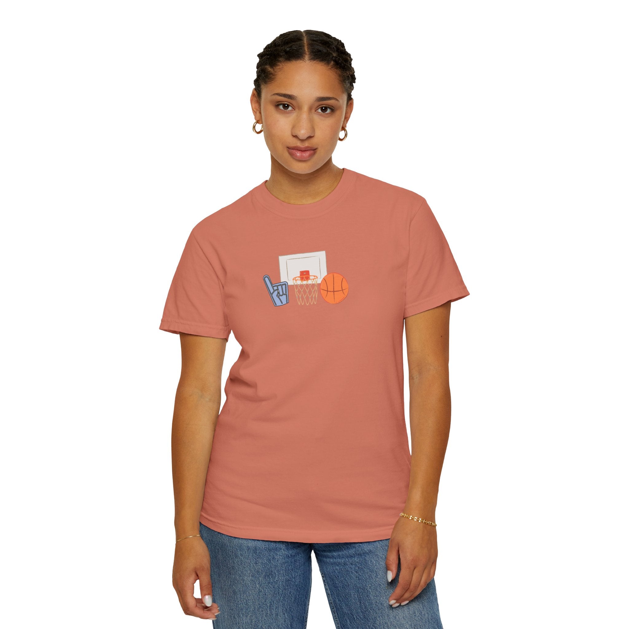 Basketball Fan Unisex Garment-Dyed T-Shirt