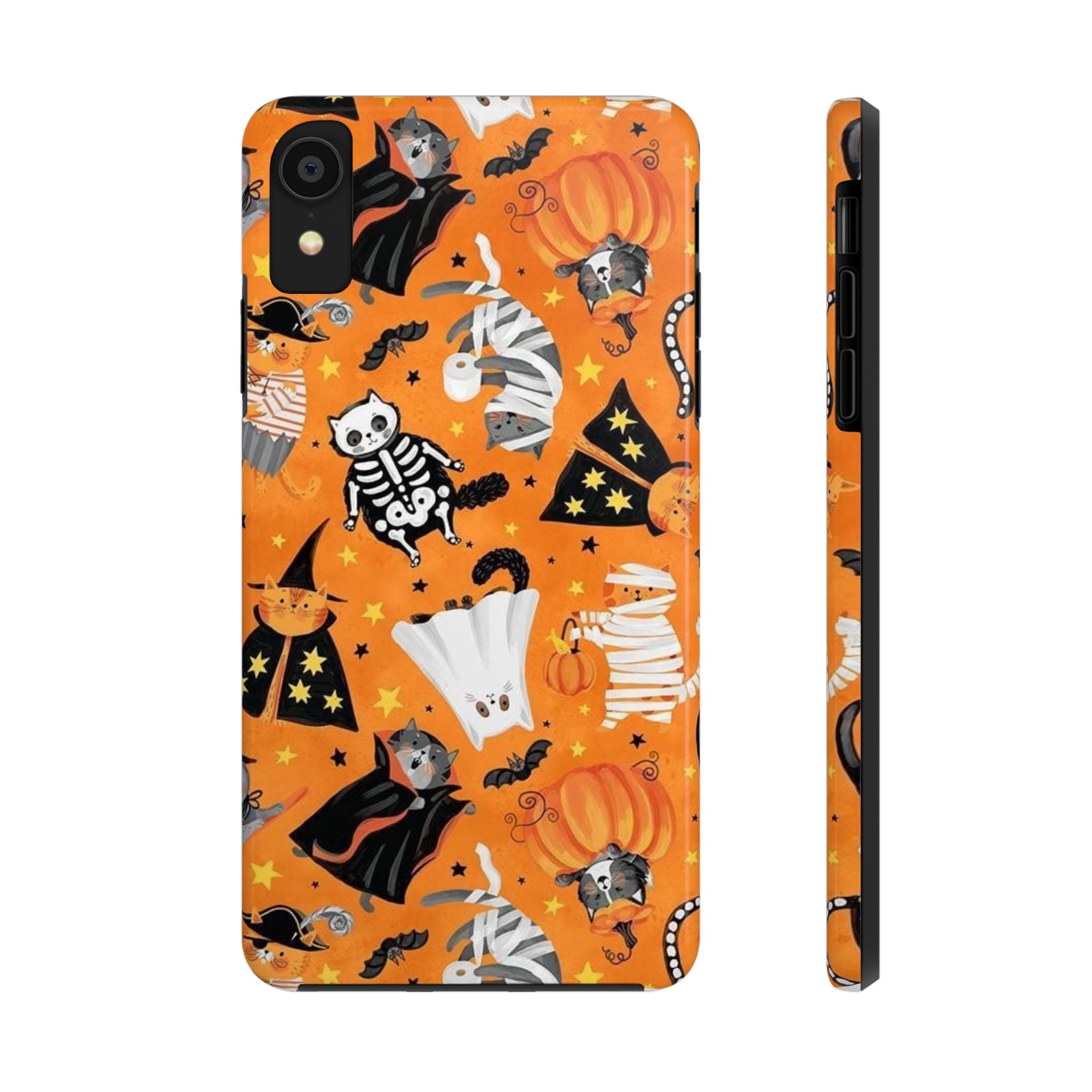 Spooky-Cat Halloween Tough Phone Case