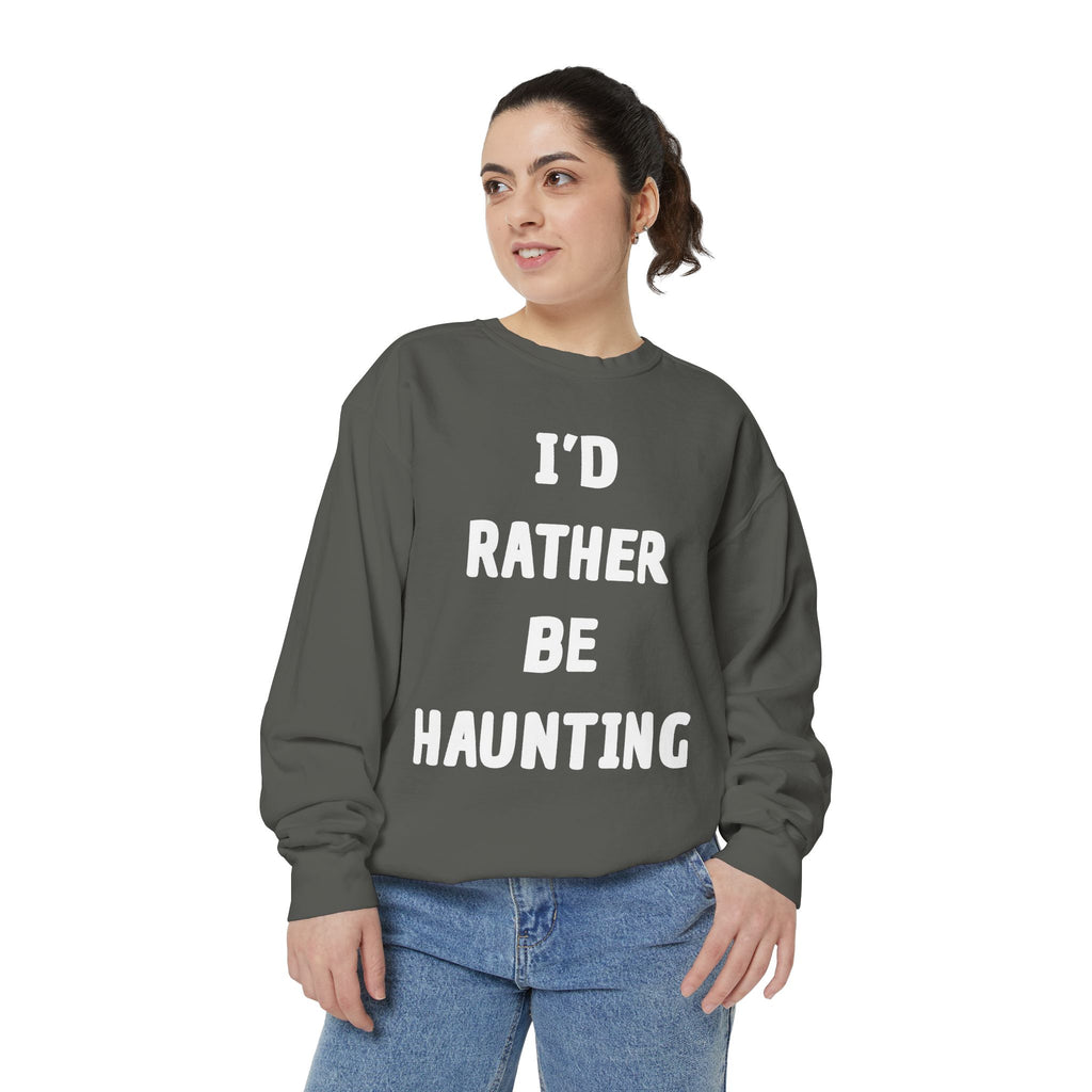 Haunting Halloween Garment-Dyed Sweatshirt