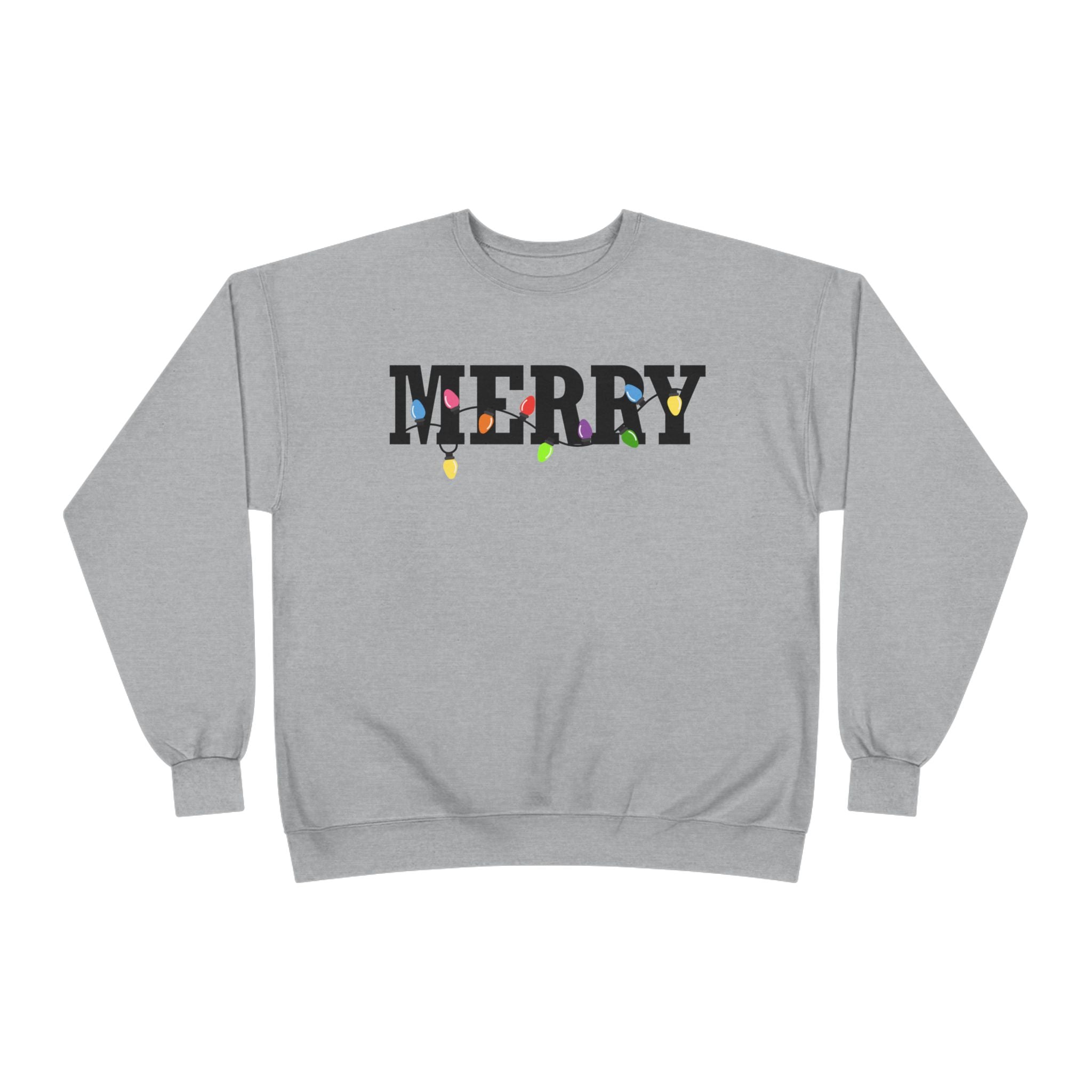 Merry Lights EcoSmart Crewneck Sweatshirt